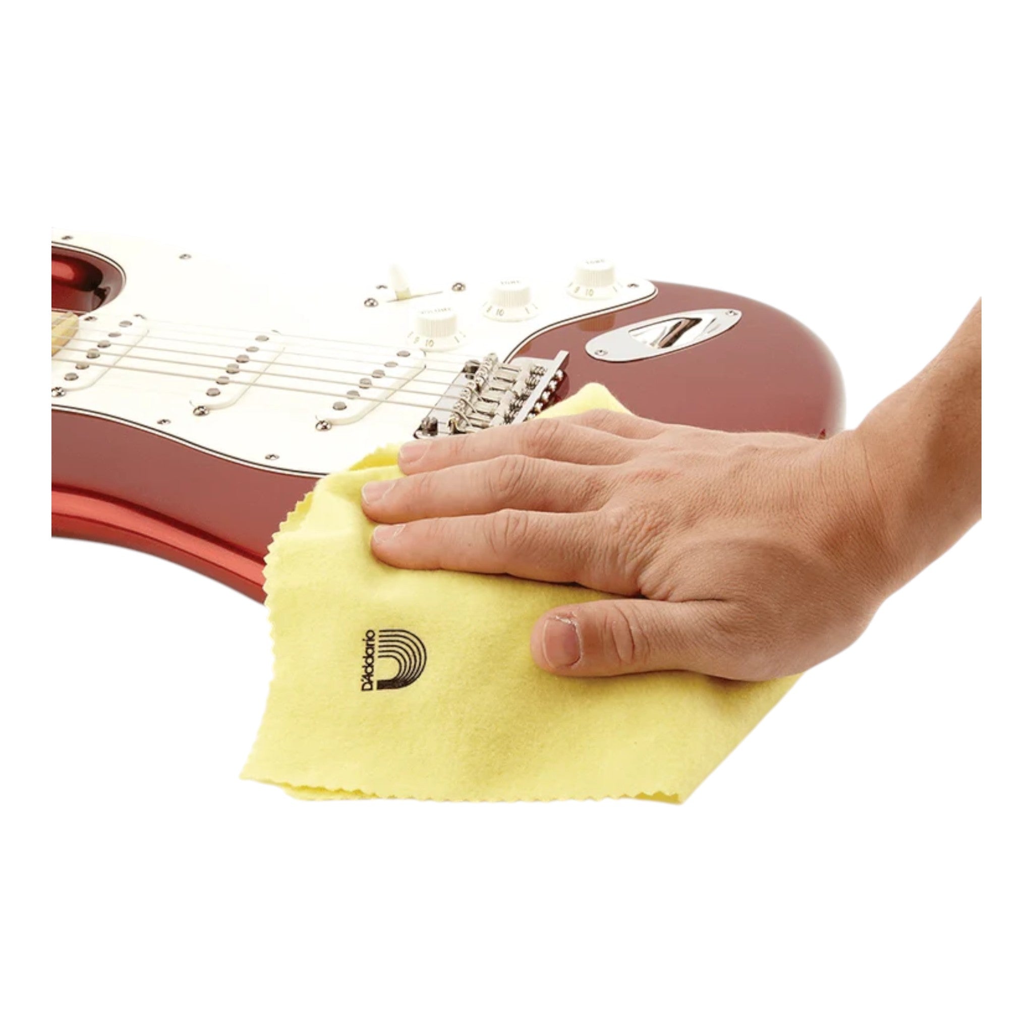 D'Addario PWPC2 Double Napped Cotton Flannel Polishing & Cleaning Cloth for All Instruments