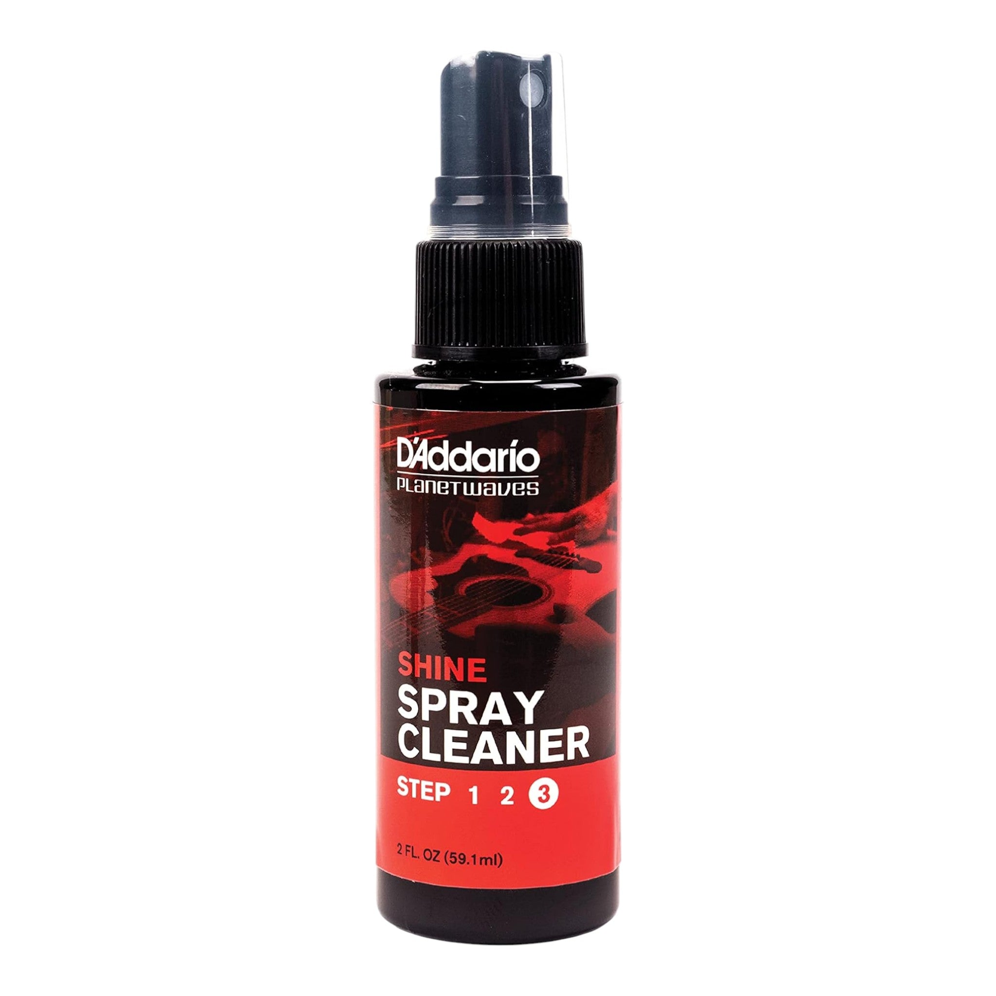 D'Addario PWPL03 "Shine" All-Purpose Spray Cleaner for Clear Coated Instruments - 59.1 ml (2 fl oz) / 118 ml (4 fl oz)