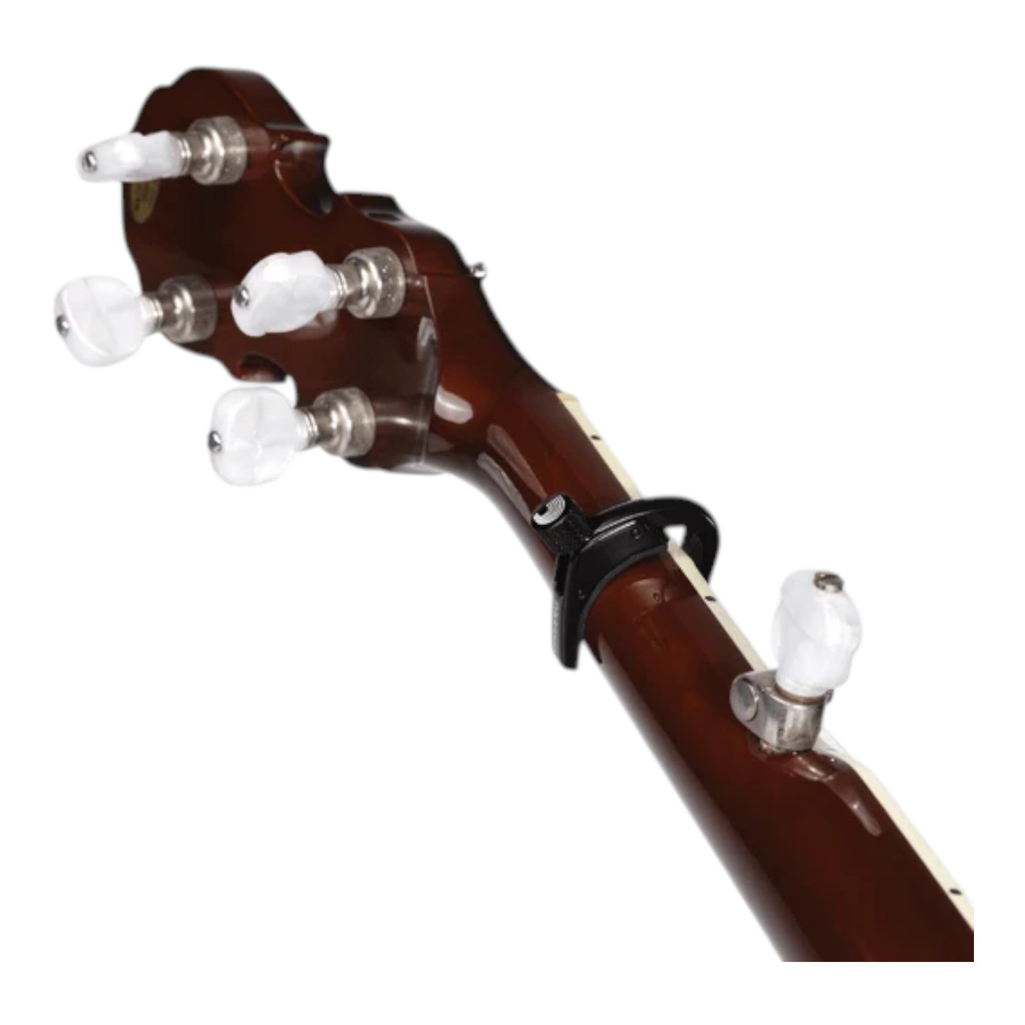 D'Addario PWCP11 Aluminium Screw-Type "Pro" Capo for Banjos & Mandolins - Black