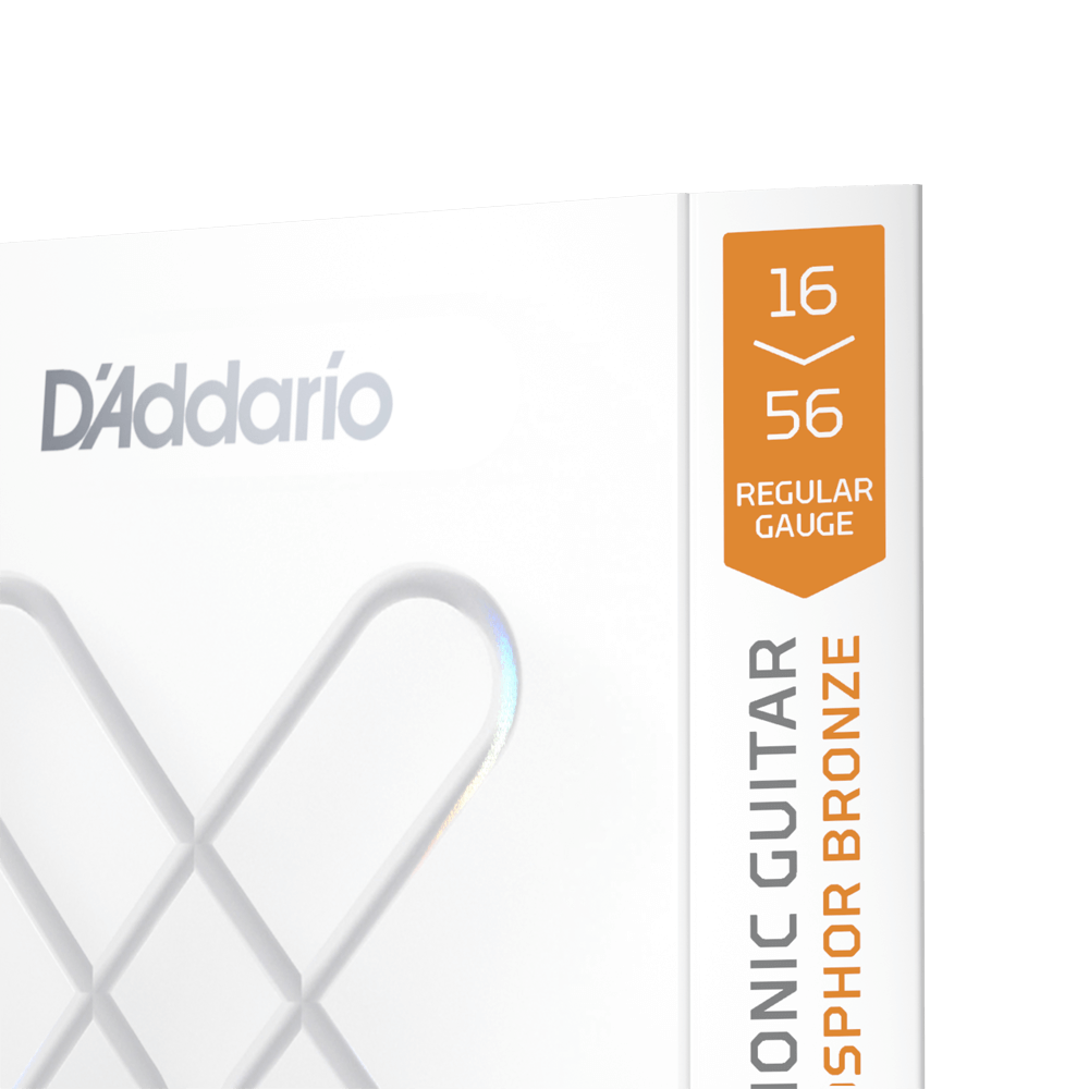 D'Addario 16-56 XS Coated Resophonic Guitar Strings - Medium (.016 - .056) (XSAPB1656)