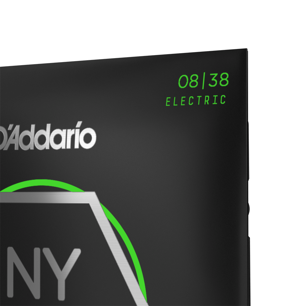 D'Addario 08-38 Electric Guitar Strings - Extra Super Light (.008 - .038) (NYXL0838)