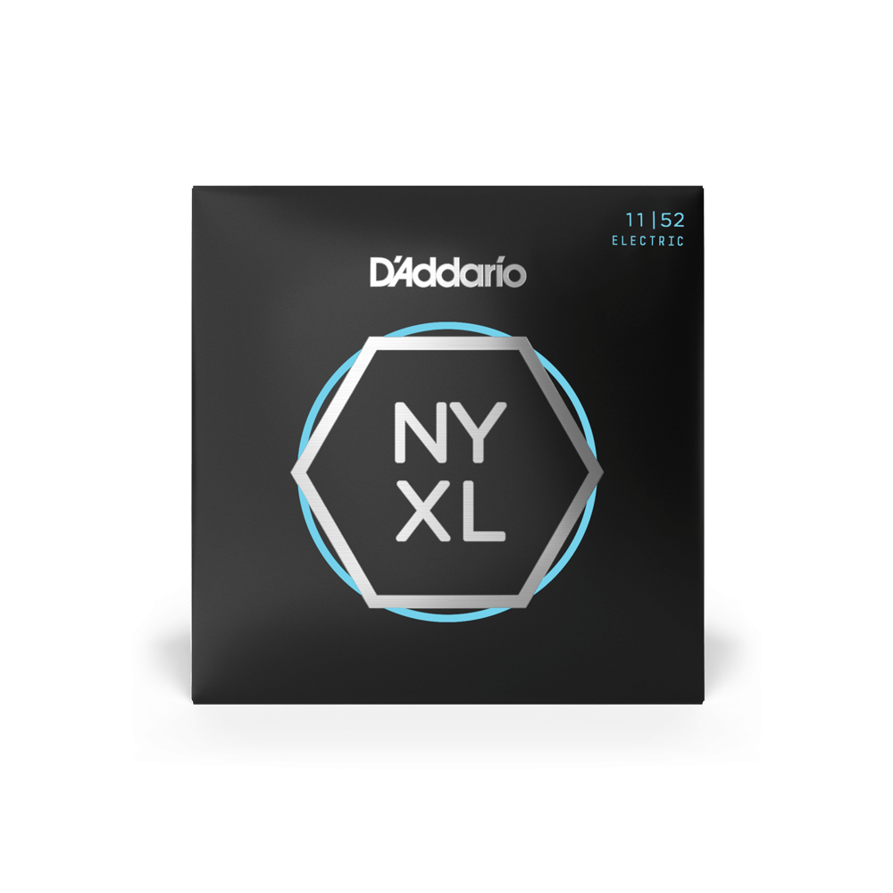 D'Addario 11-52 Electric Guitar Strings - Medium Top/Heavy Bottom (.011 - .052) (NYXL1152)