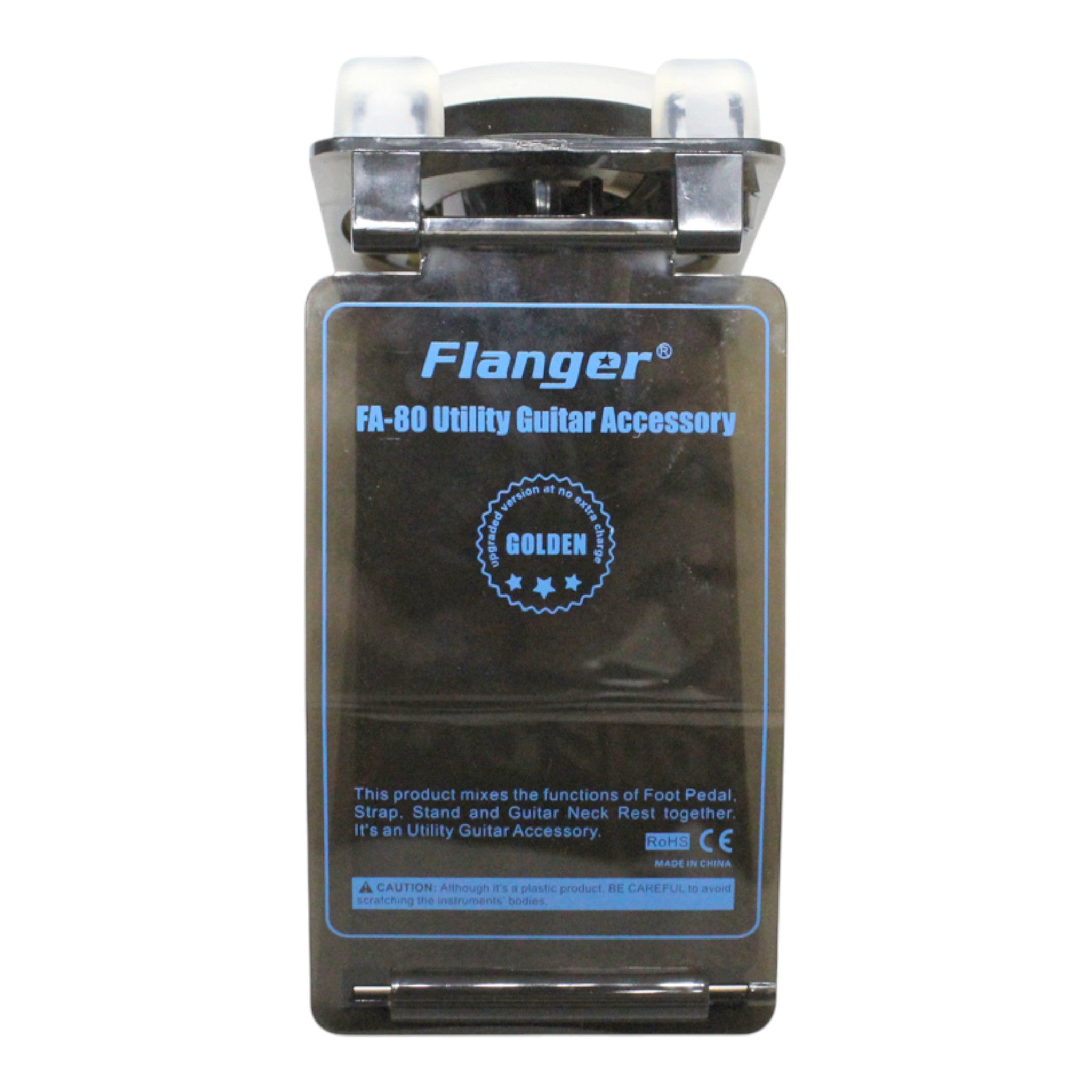 (PREORDER: MID OCT 2026) Flanger FA80 Multi-Functional Guitar Support, Footstool & Neck Rest in Black