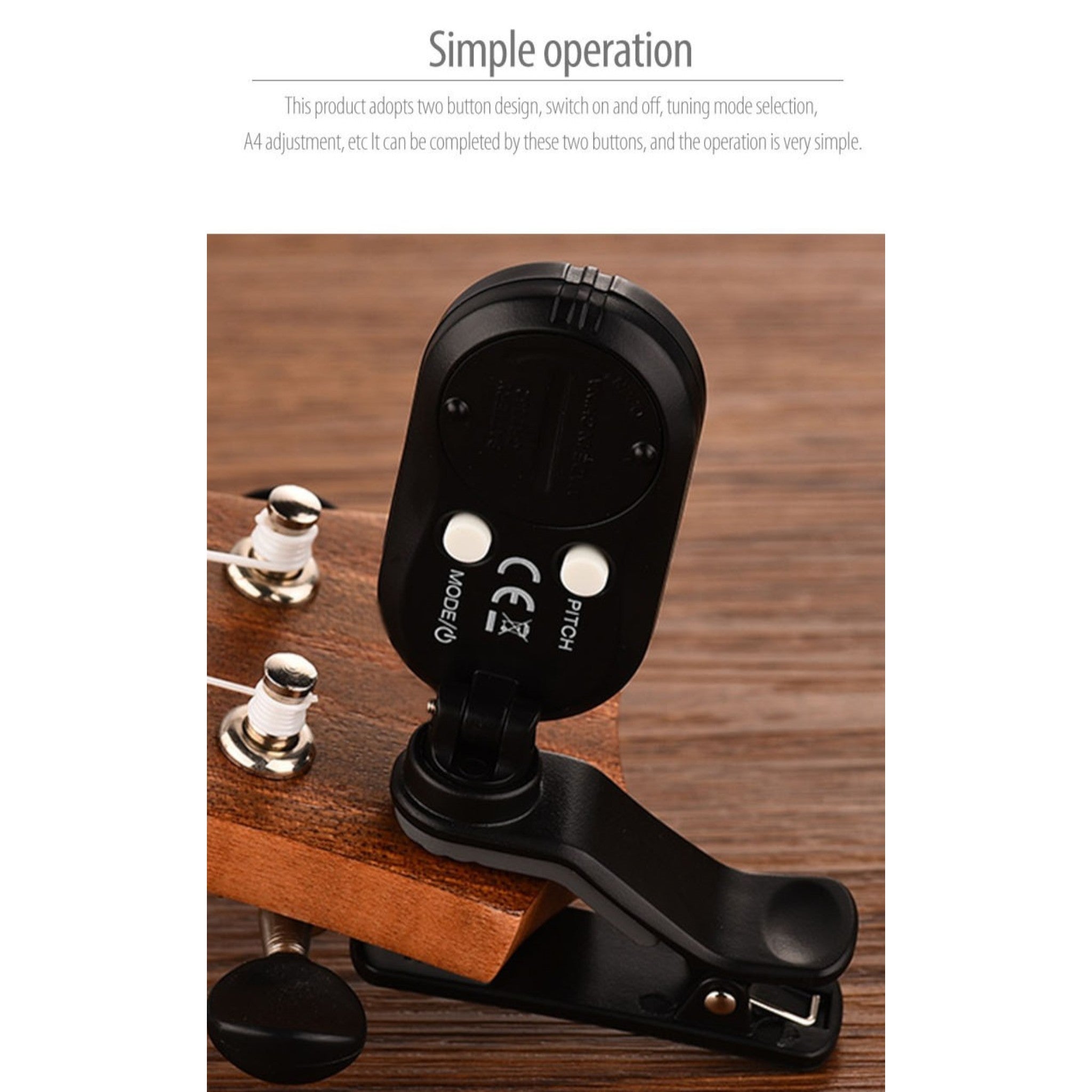 (PREORDER: Mid OCT 2026) Flanger FT12C Chromatic Clip-On Tuner with Colour LCD Display - Guitar, Bass, Violin & Ukulele