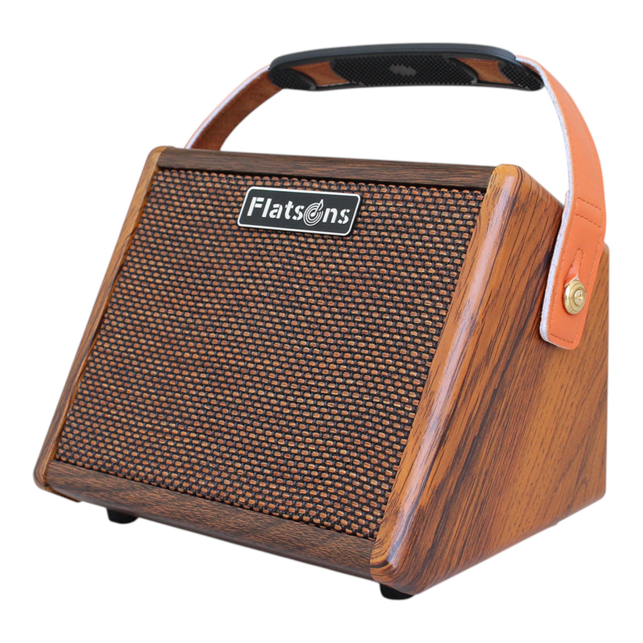 (PREDORDER: MID OCT 2026) Flatsons CRUSH15 15W Portable Rechargable Acoustic Guitar Amplifier with Bluetooth & Microphone Input