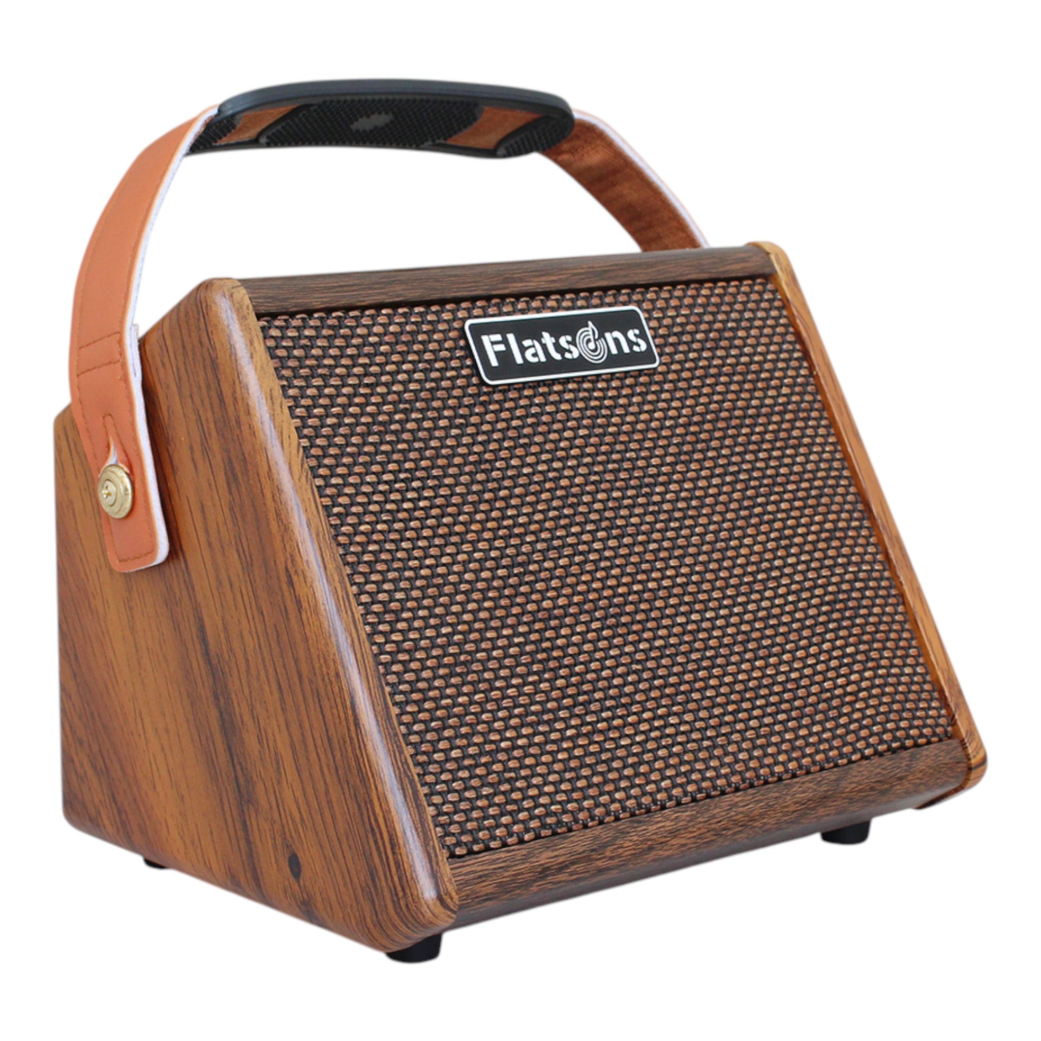 (PREDORDER: MID OCT 2026) Flatsons CRUSH15 15W Portable Rechargable Acoustic Guitar Amplifier with Bluetooth & Microphone Input