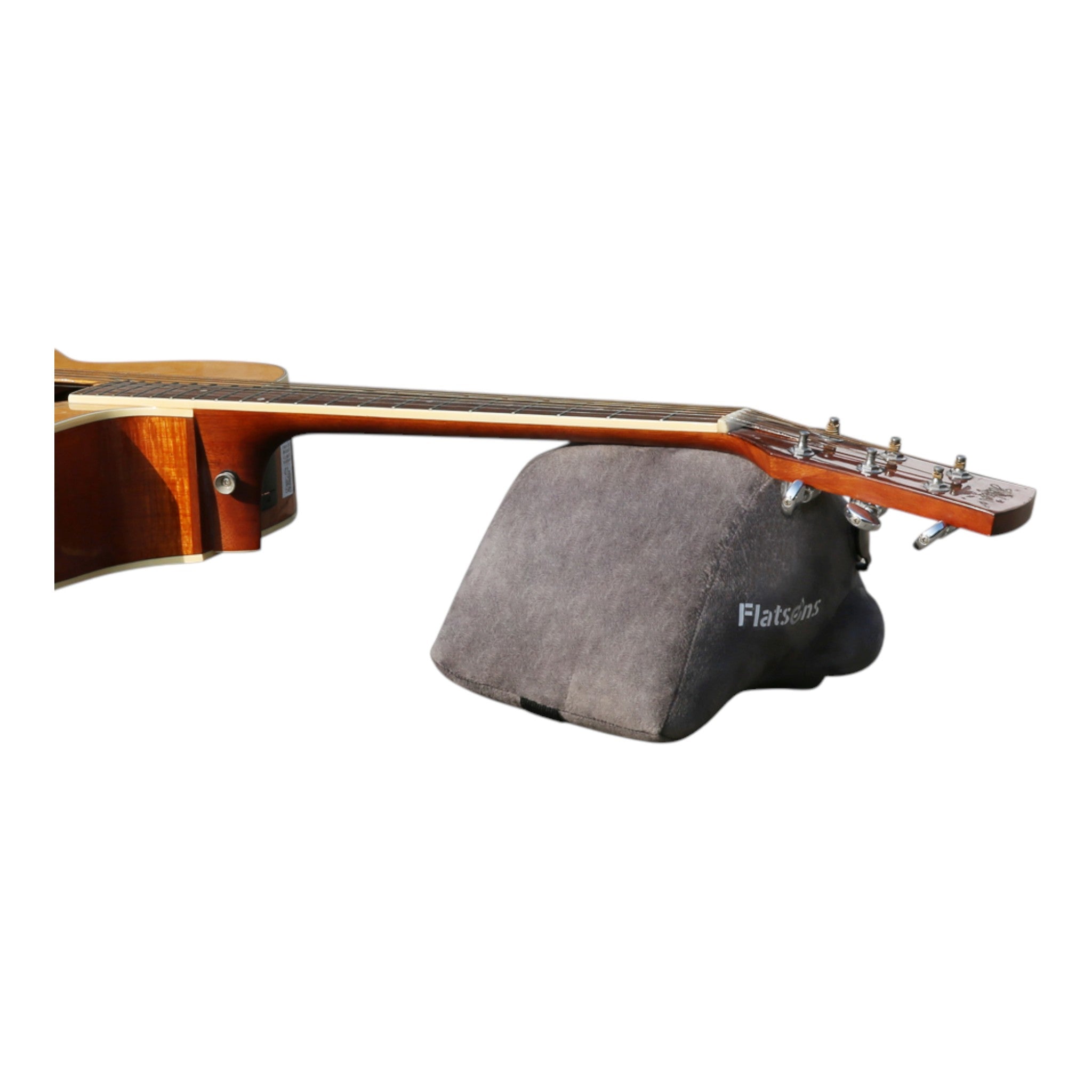 (PREDORDER: MID OCT 2026) Flatsons FA80A Inflatable Ergonomic Acoustic & Classical Guitar Leg Support Cushion in Grey