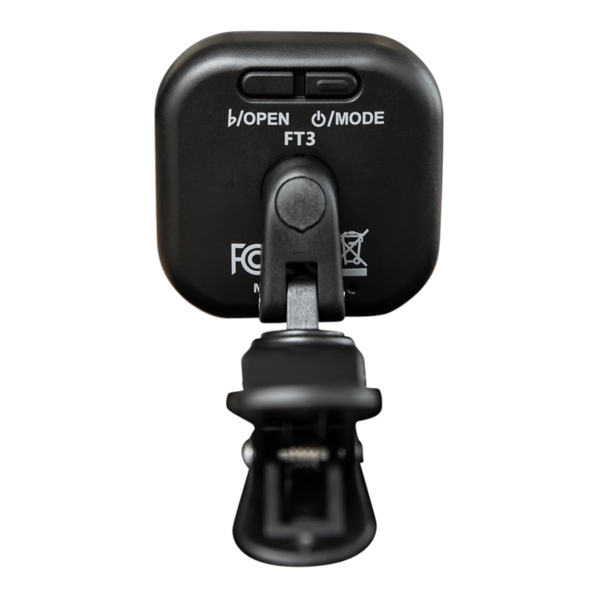 (PREDORDER: MID OCT 2026) Flatsons FT3 Rechargeable Chromatic Clip-On Tuner with Colour Display - Guitar, Bass, Ukulele & Violin