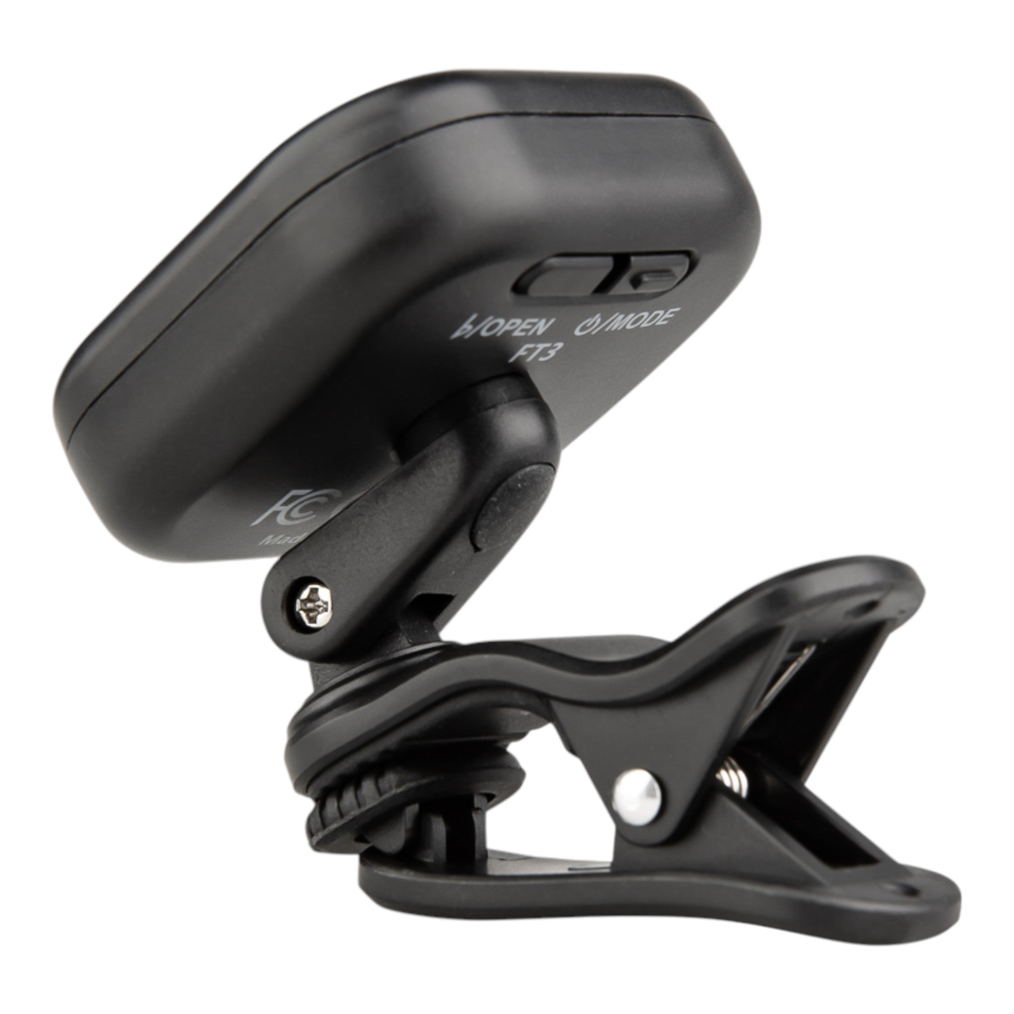 (PREDORDER: MID OCT 2026) Flatsons FT3 Rechargeable Chromatic Clip-On Tuner with Colour Display - Guitar, Bass, Ukulele & Violin