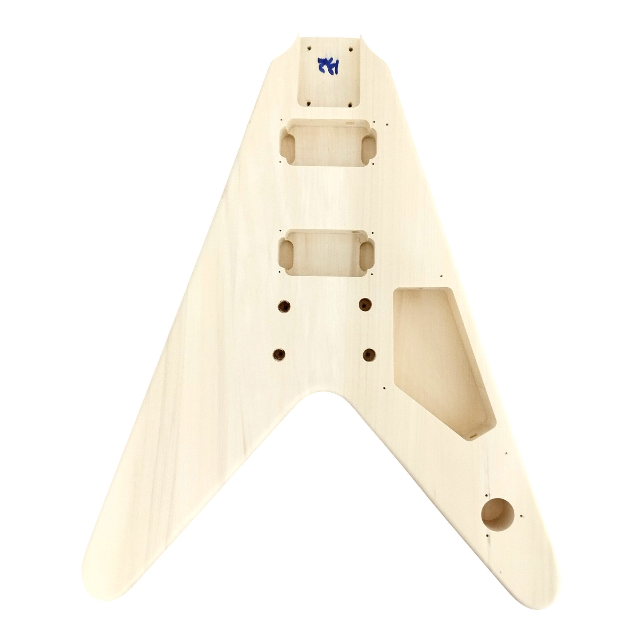 Pre-Order (Est. End of Jan 2026): FV09DIY V-Style Electric Guitar Kit - Solid Basswood, Maple Neck, No Soldering