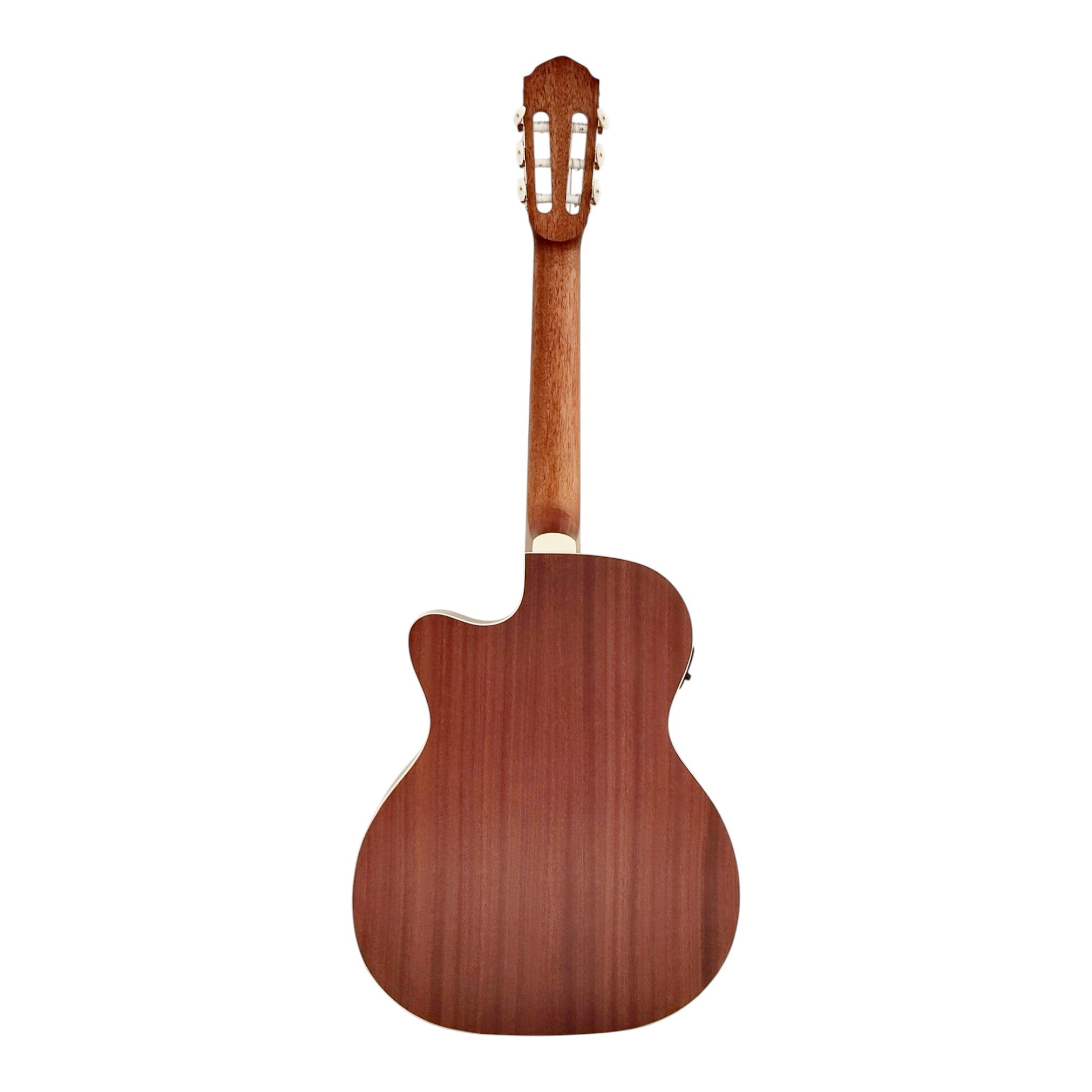 Haze Solid Spruce Arched Back Thin Body Classical Guitar w/ Built-In Pickups & Tuner in Matte - C551BCEQSM