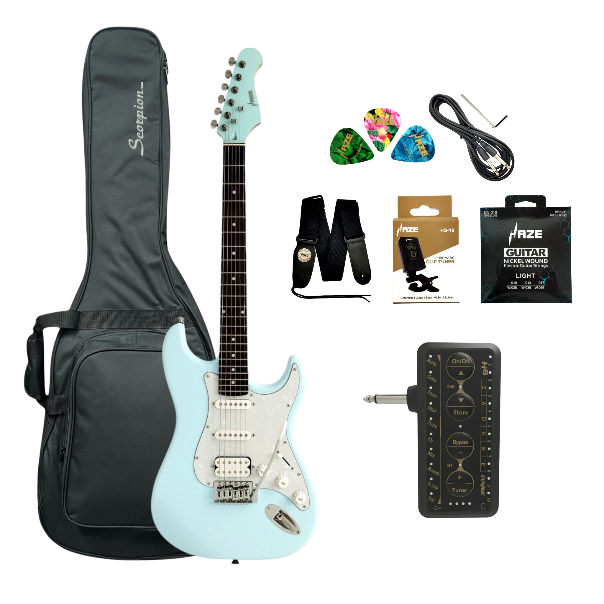 Haze E211SONICBLUE Bundle