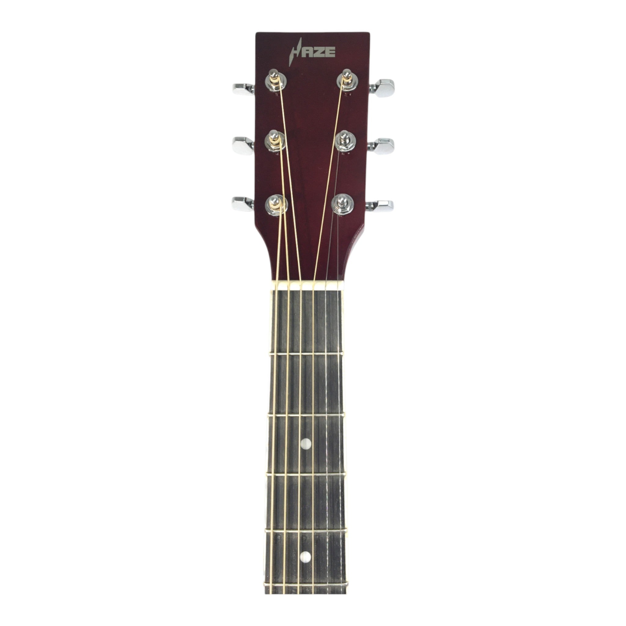 Haze F631BCEQBS Thin-Body Built-In Pickups/Tuner Acoustic Guitar - Sunburst with Accessories and 10W Amp. (Optional)