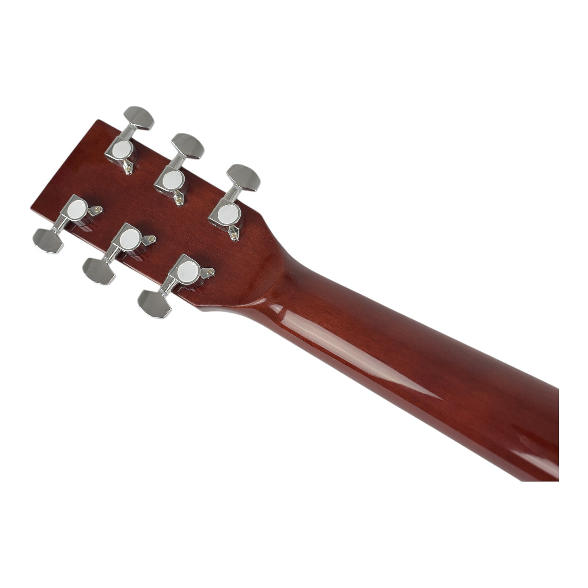 Haze F631BCEQMS Thin-Body Built-In Pickups/Tuner Acoustic Guitar - Natural with Accessories and 10W Amp. (Optional)