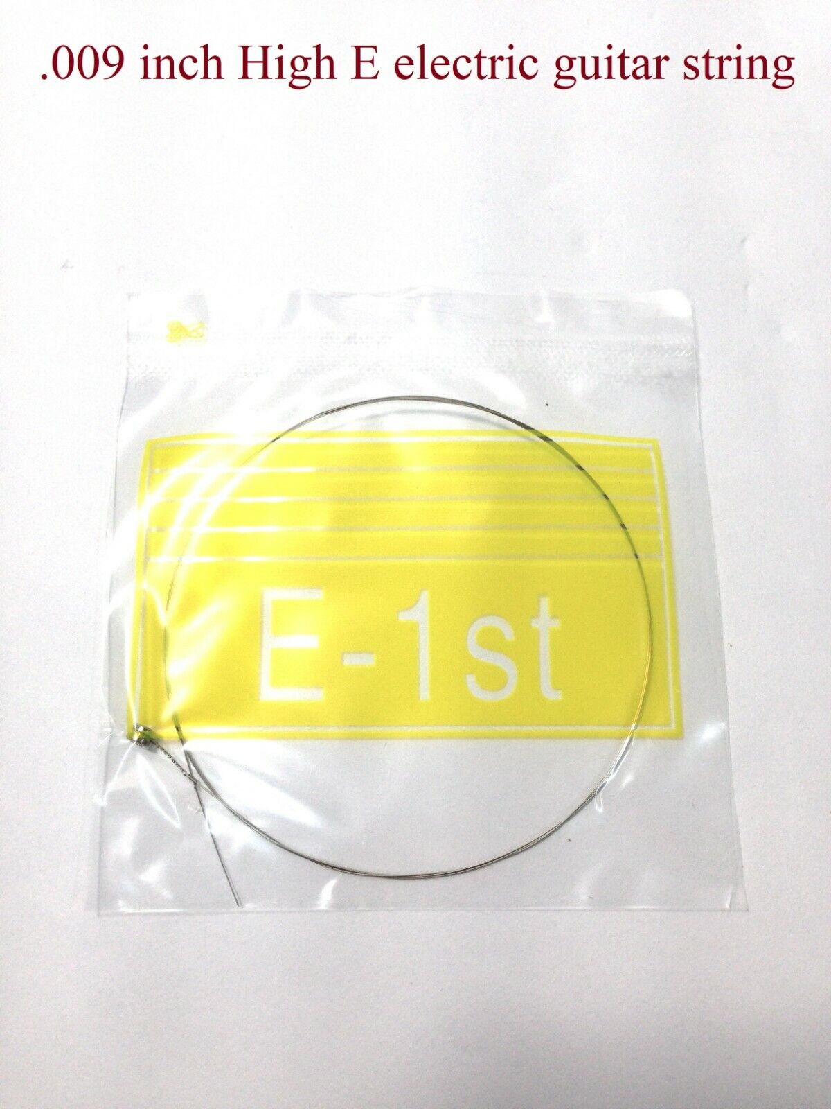 Haze Guitar Australia 0.009 inch super light stainless steel high E electric guitar string in clear plastic packaging
