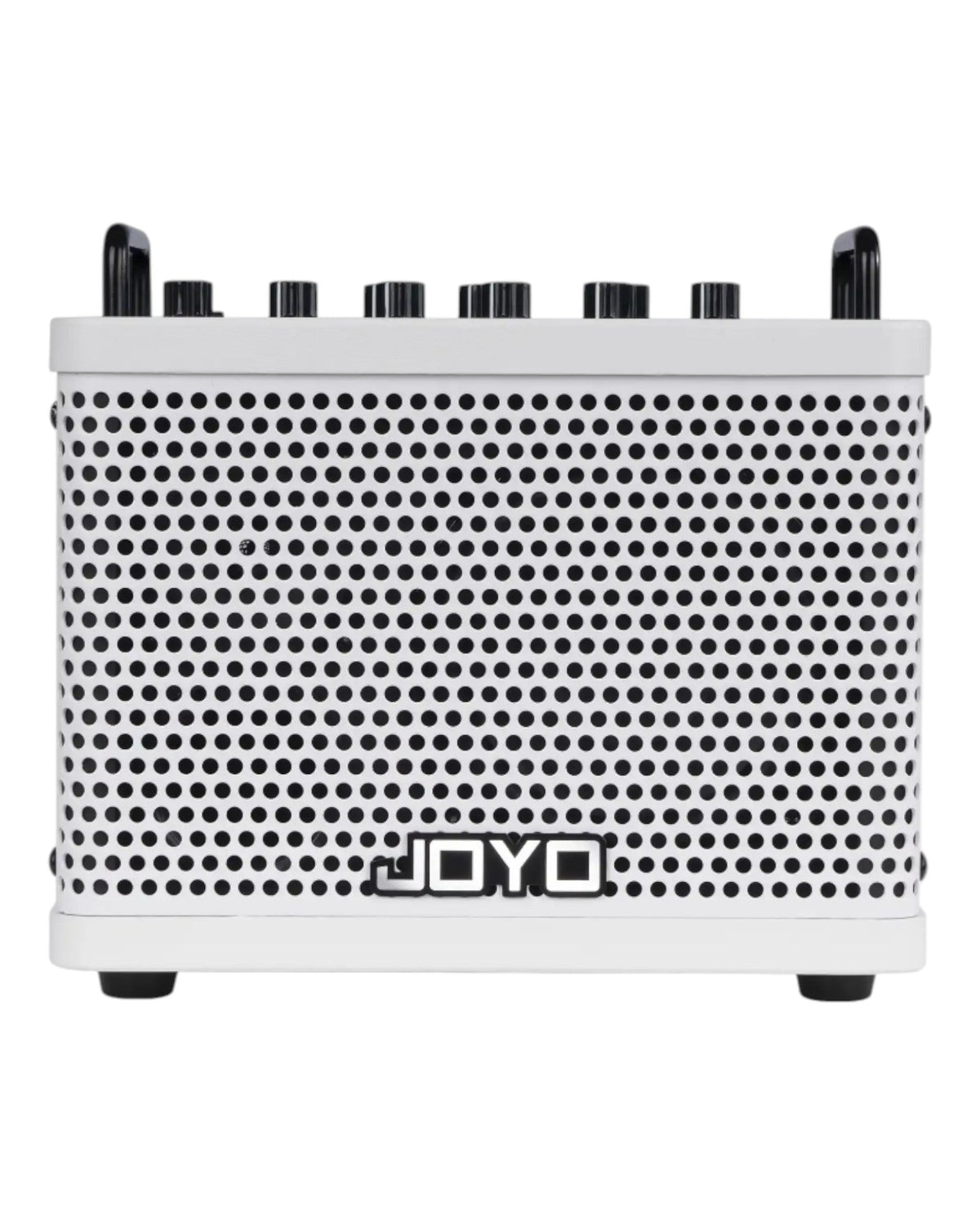 Haze Guitar Australia Joyo DC15B 15W portable digital bass amplifier in white with a black speaker grille
