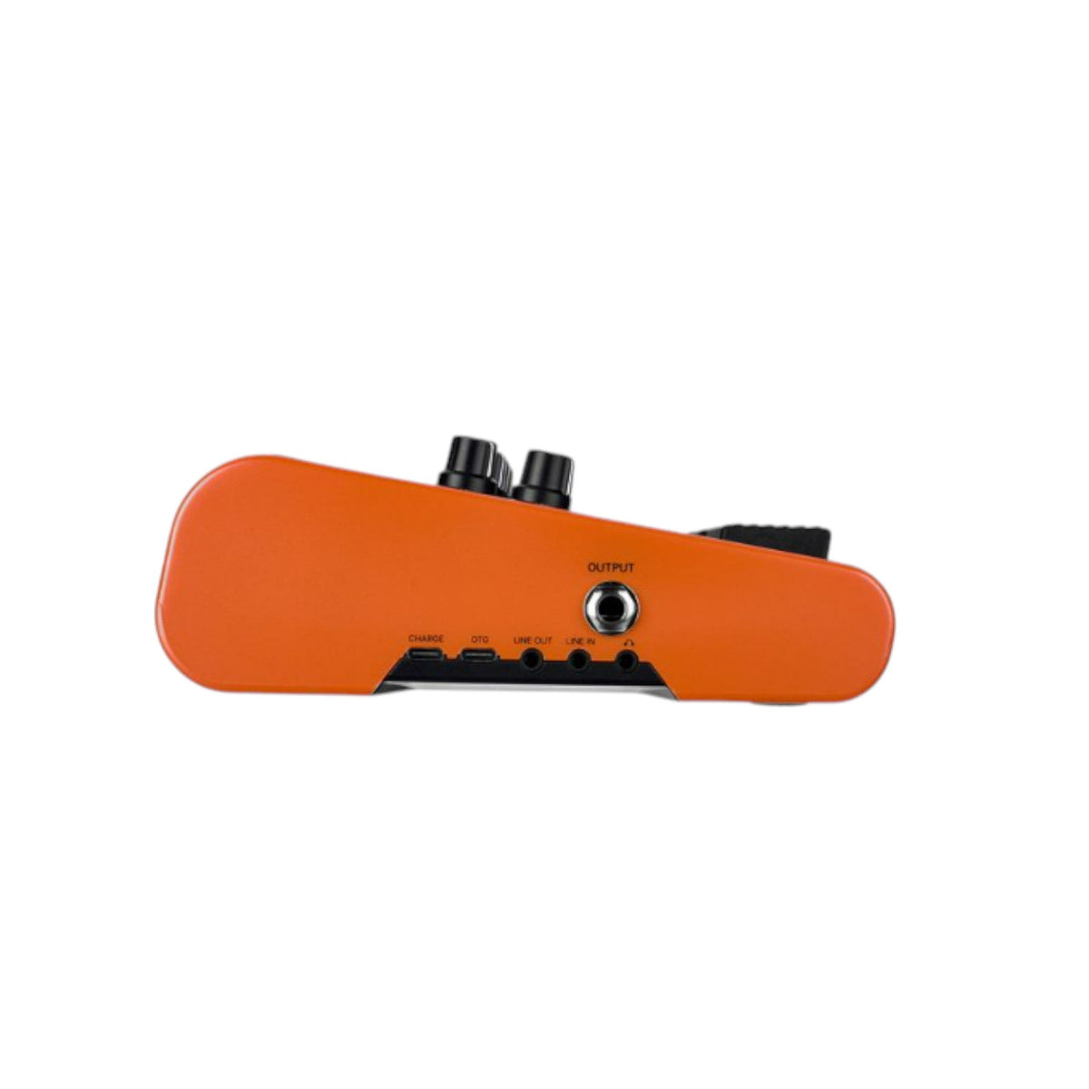 Haze Guitar Australia Joyo JAM BUDDY II orange portable guitar amplifier side panel showing input and output ports