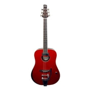 Haze HB128J “Vibrance” Solid Sitka 41” Grand Auditorium Hybrid Acoustic-Electric Guitar w/ Vibrato Bar & Tune-o-Matic Saddle