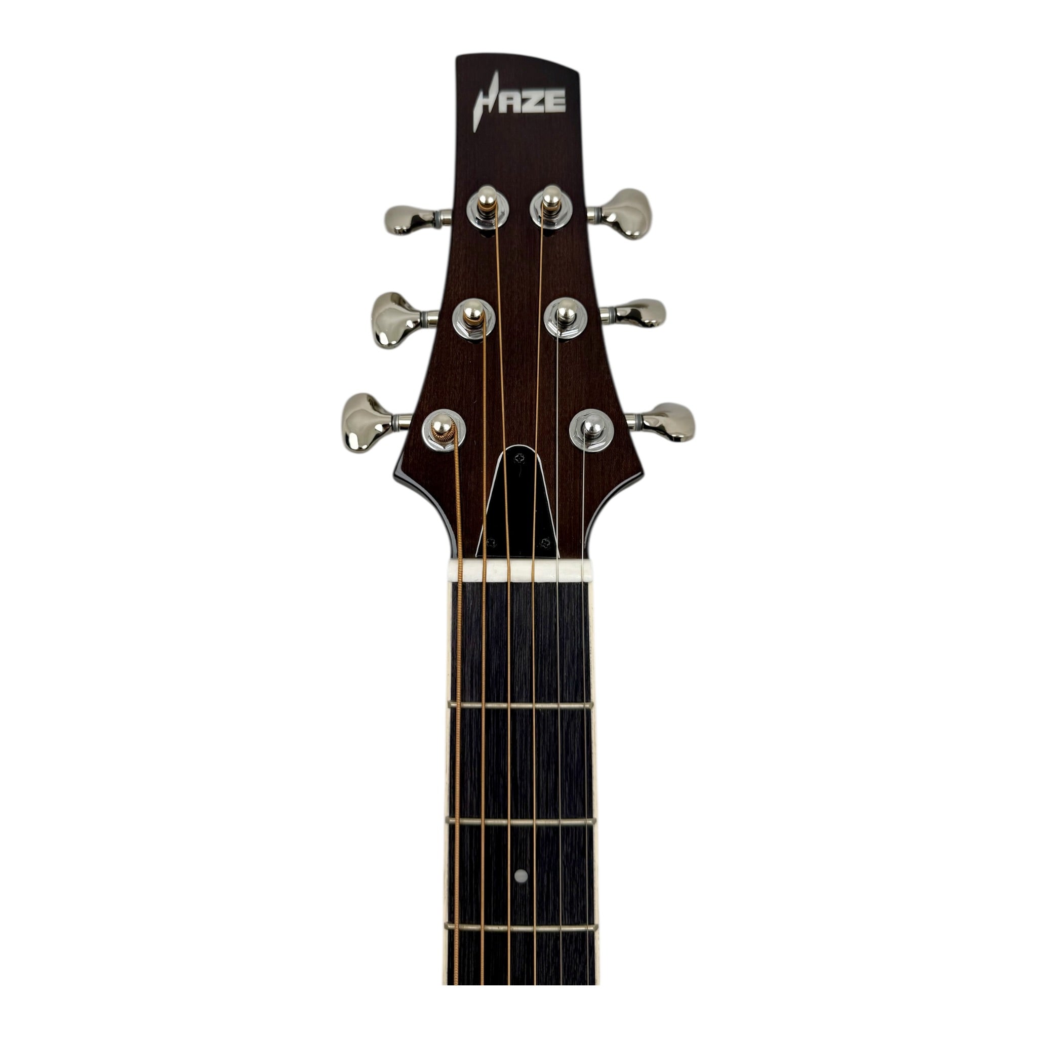 Haze HB128J “Vibrance” Solid Sitka 41” Grand Auditorium Hybrid Acoustic-Electric Guitar w/ Vibrato Bar & Tune-o-Matic Saddle