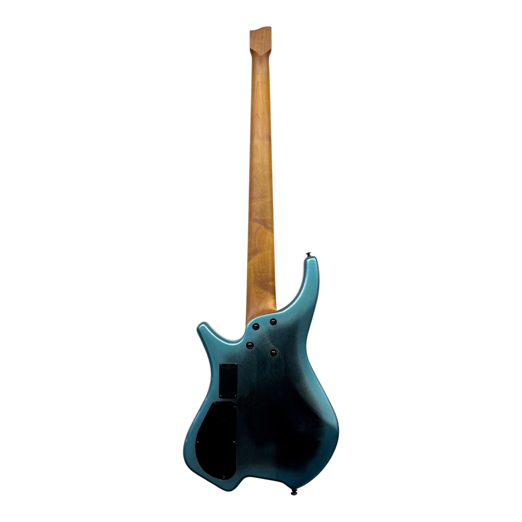 Haze HB5 “Nightwave” Headless 5-String Electric Bass – Active BJ-80 Pickups – Metallic Blueburst – HB5BL