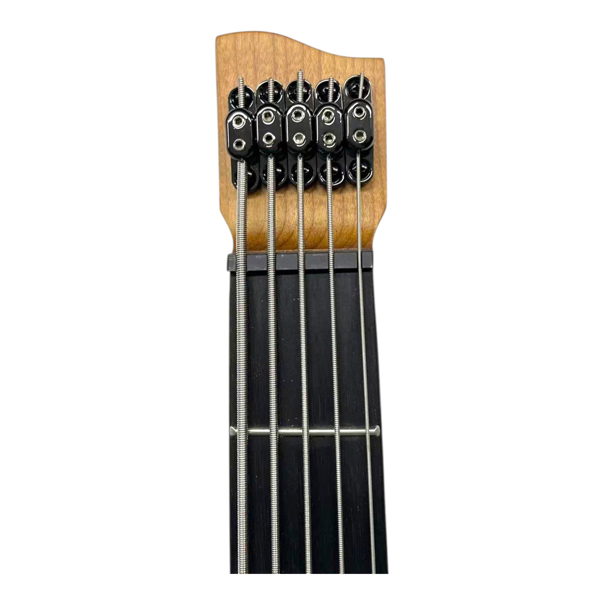 Haze HB5 “Sapphire” Headless 5-String Electric Bass – Active BJ-80 Pickups – Snowflake Blue – HB5SB