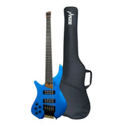 Haze HB5 “Sapphire” Left-Handed Headless 5-String Electric Bass – Active BJ-80 Pickups – Snowflake Blue – HB5SBLH