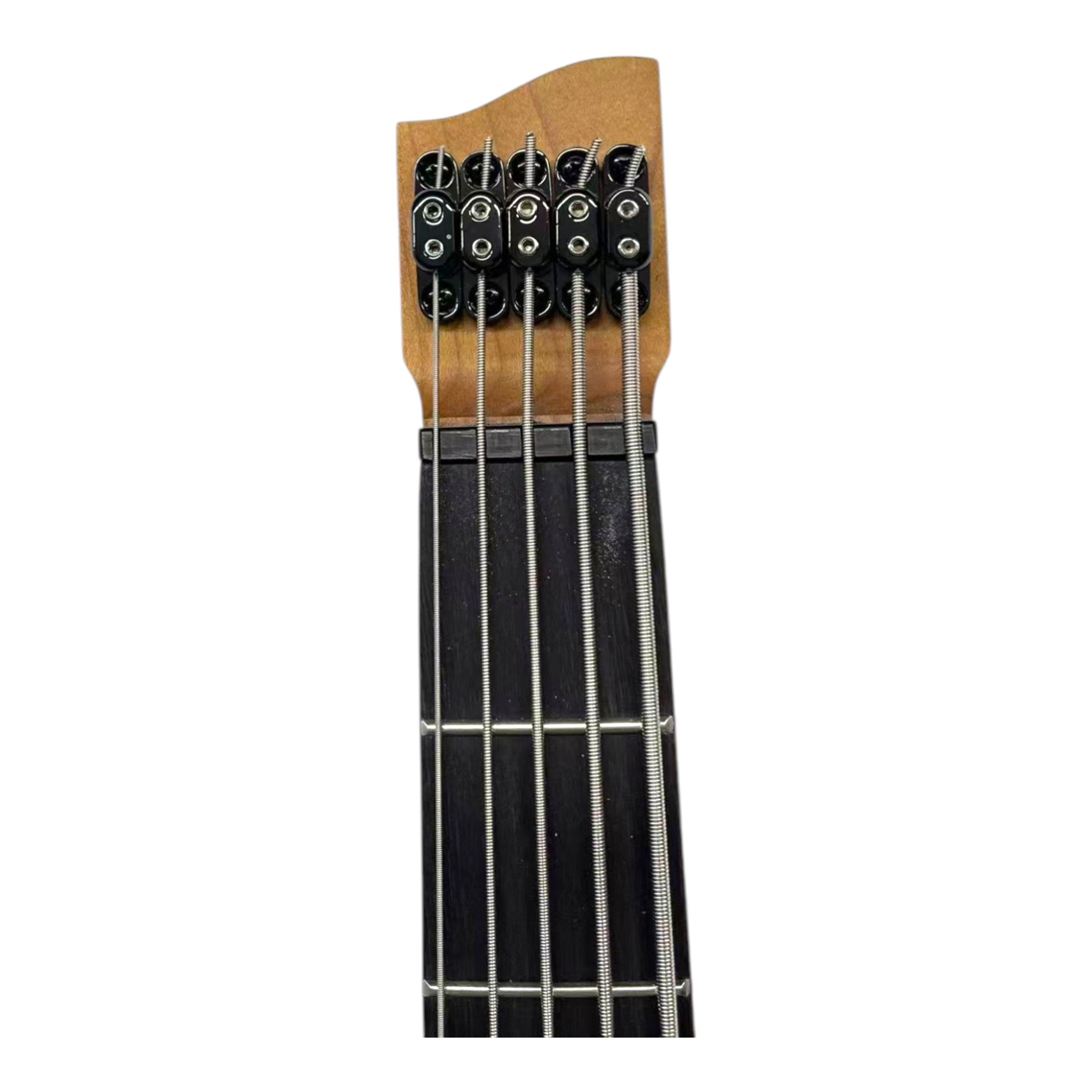 Haze HB5 “Sapphire” Left-Handed Headless 5-String Electric Bass – Active BJ-80 Pickups – Snowflake Blue – HB5SBLH