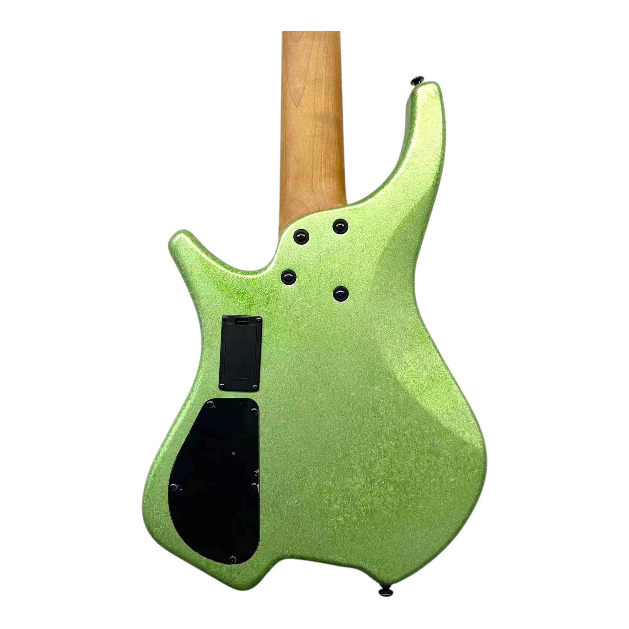 Haze HB5 “Emerald” Headless 5-String Electric Bass – Active BJ-80 Pickups – Snowflake Green – HB5SG