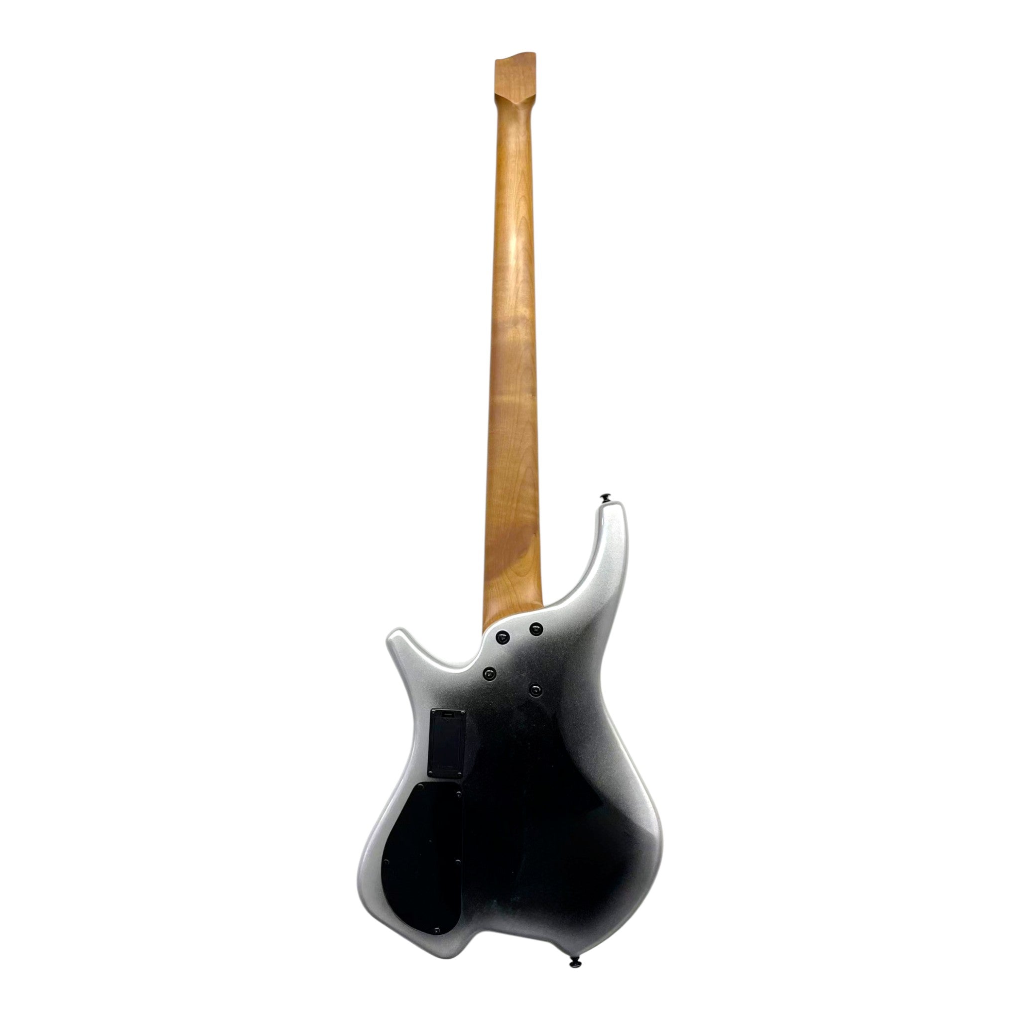 Haze HB5 “Silverstorm” Headless 5-String Electric Bass – Active BJ-80 Pickups – Metallic Silverburst – HB5SI