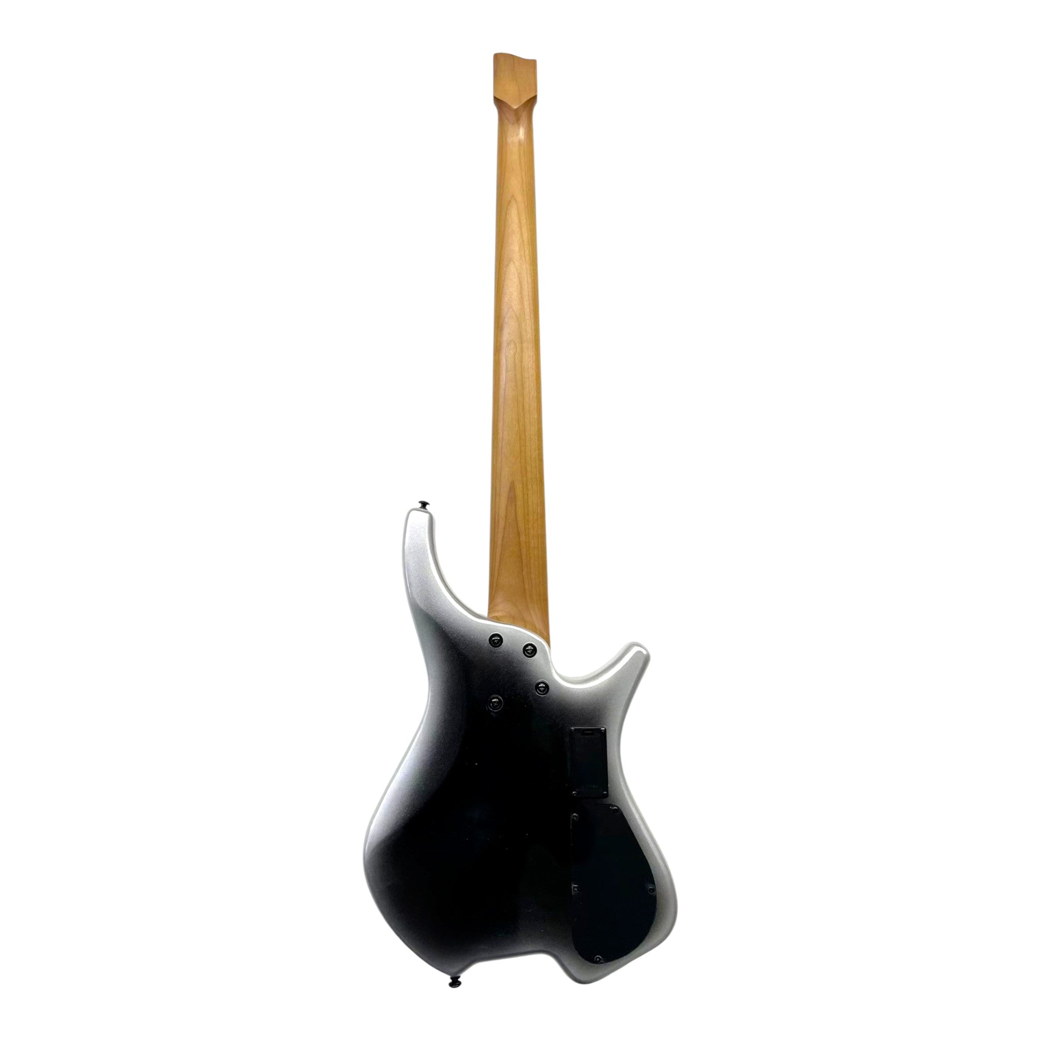 Haze HB5 “Silverstorm” Left-Handed Headless 5-String Electric Bass – Active BJ-80 Pickups – Metallic Silverburst – HB5SILH