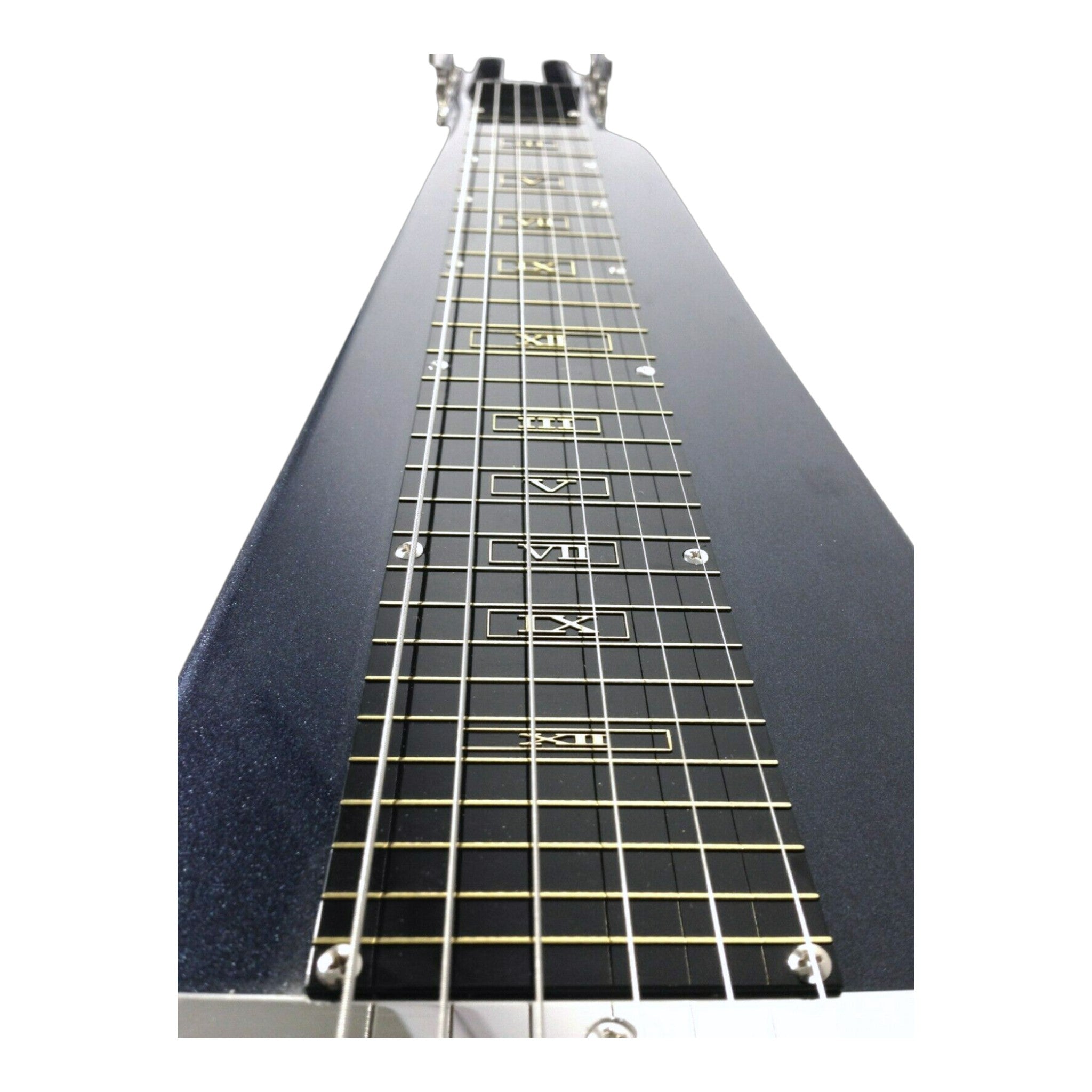 Haze HSLT1930 Metallic Blue Lap Steel Electric Guitar + 10W Amp. (Optional)