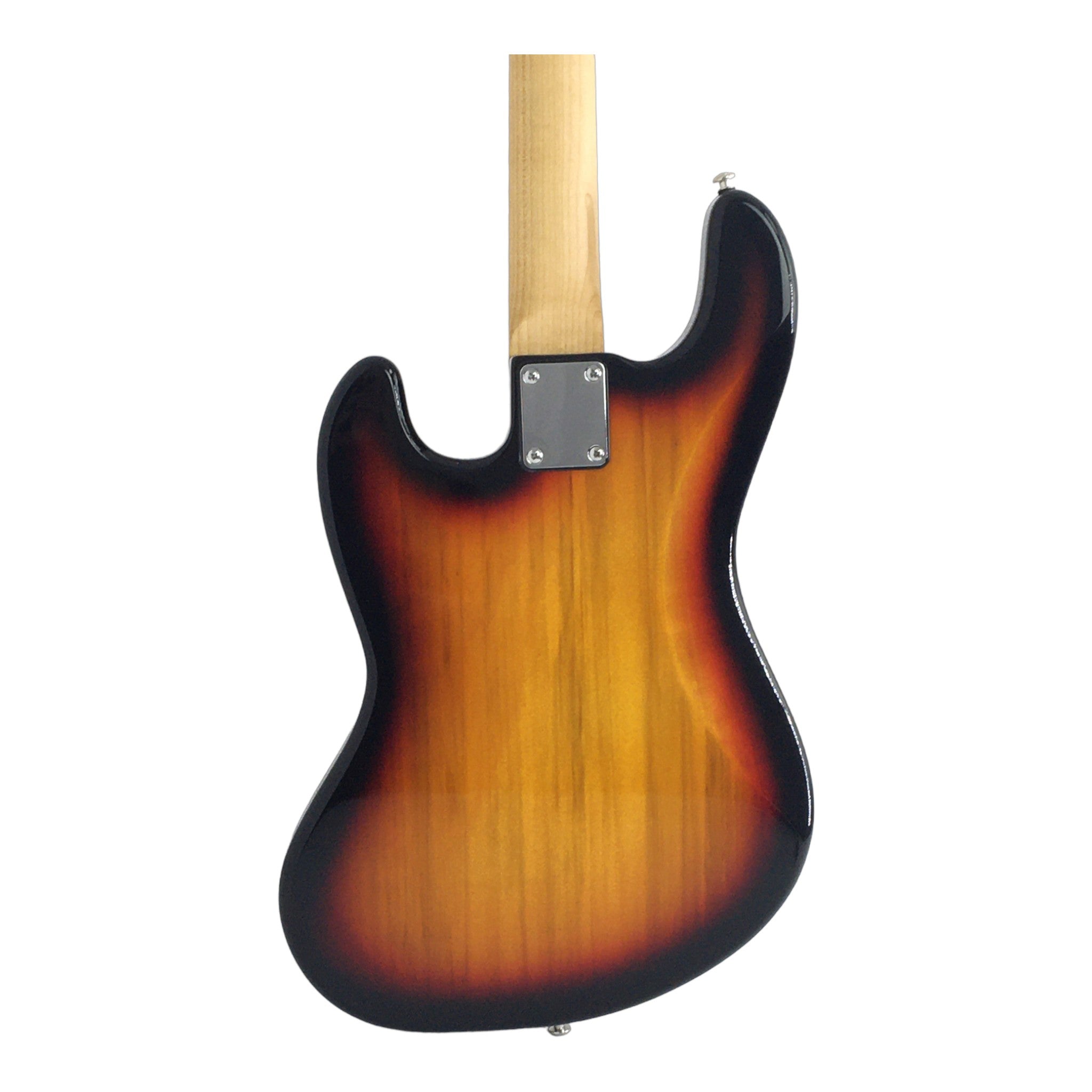 Haze Single-Coil Solid Basswood J-Style Electric Bass Guitar - Sunburst SBG387BS