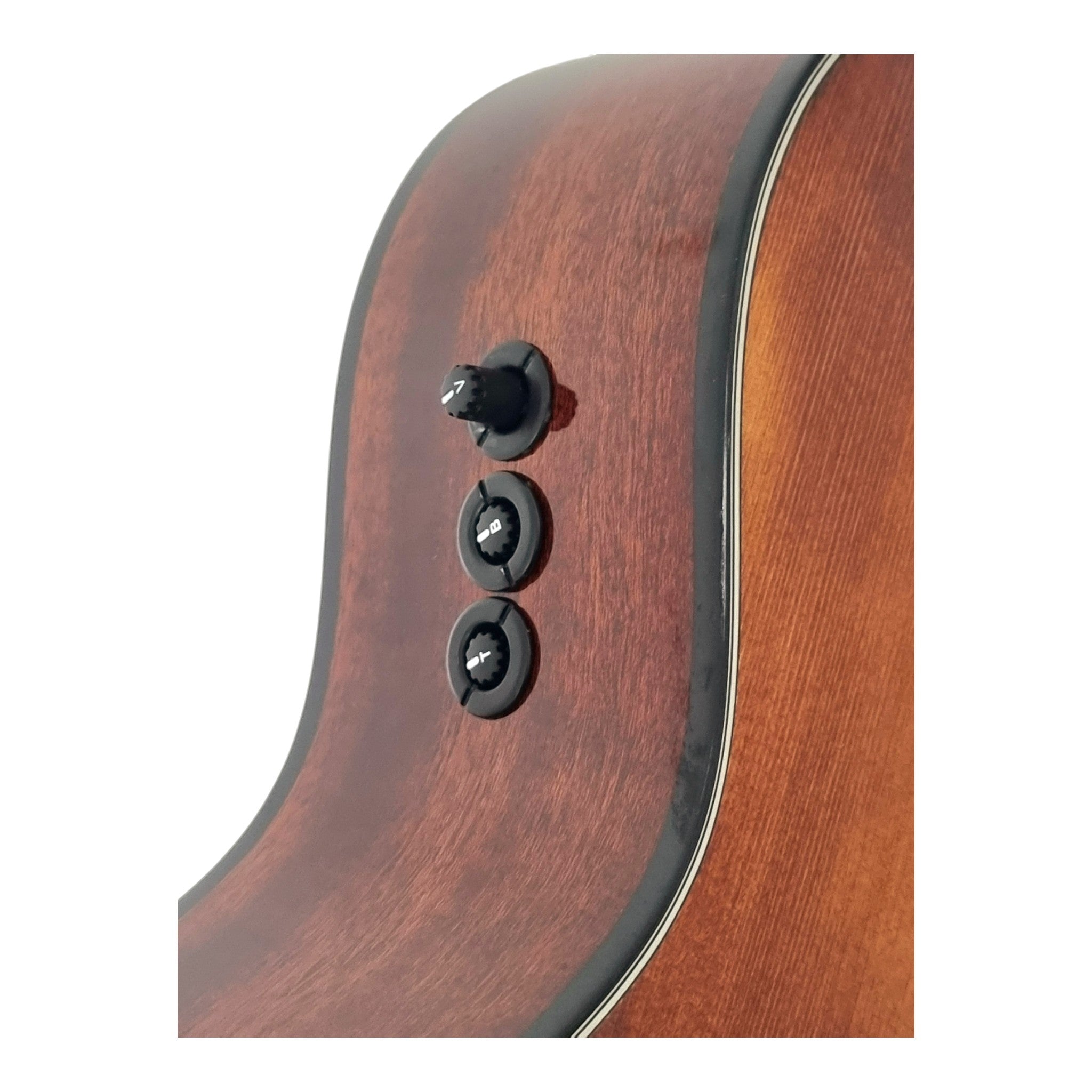 Haze SDG82812CHEQN Hybrid Acoustic – Electric 12 string Guitars Humbucker Saddle Height Adjustable - Brown