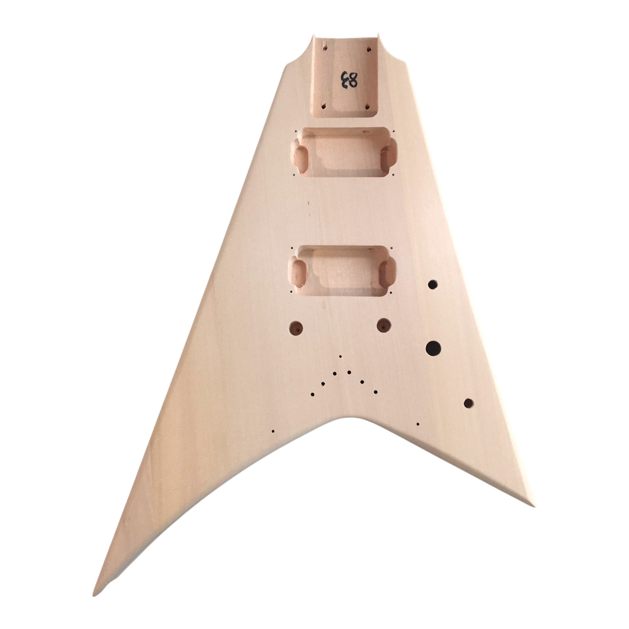 SFV50MDIY Solid Mahogany Body Electric Guitar DIY Kit, No-Soldering, H-H