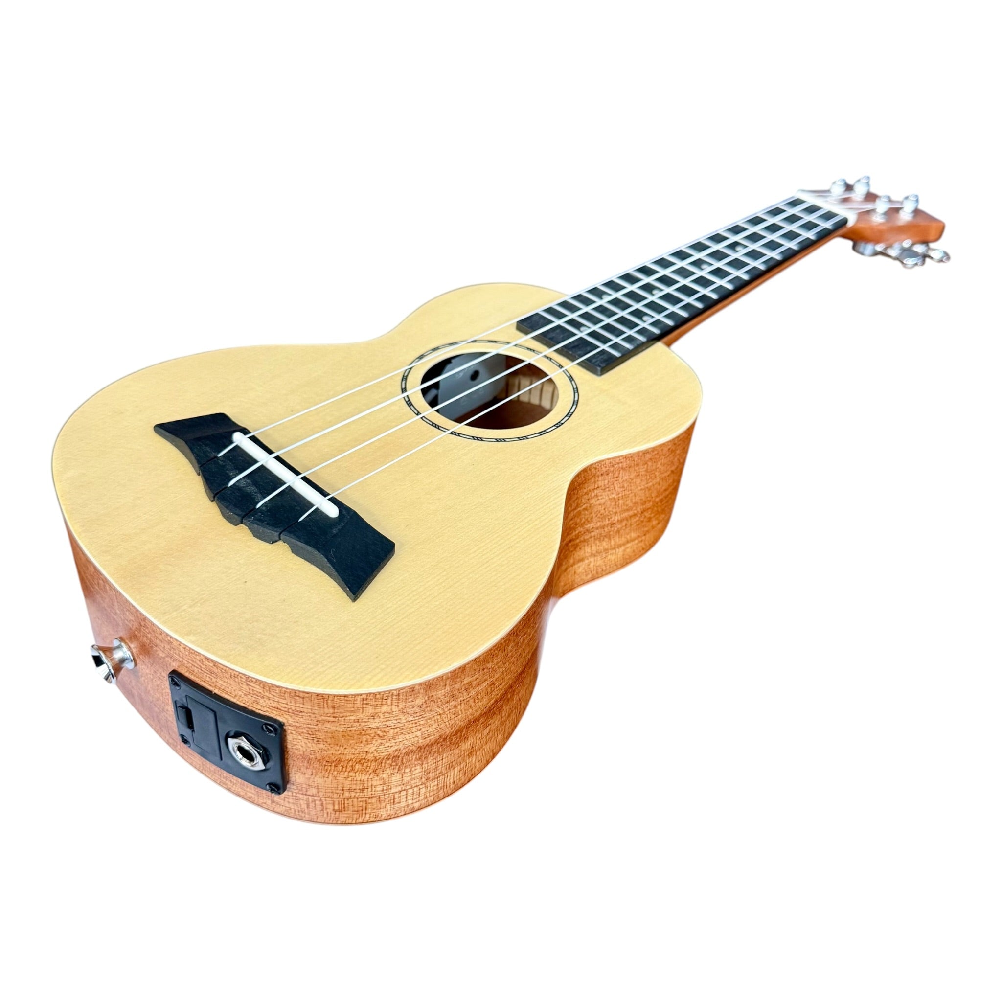 Haze UK120 "Vista" Soprano Acoustic-Electric 21" Ukulele in Natural Matte - UK12021EQ