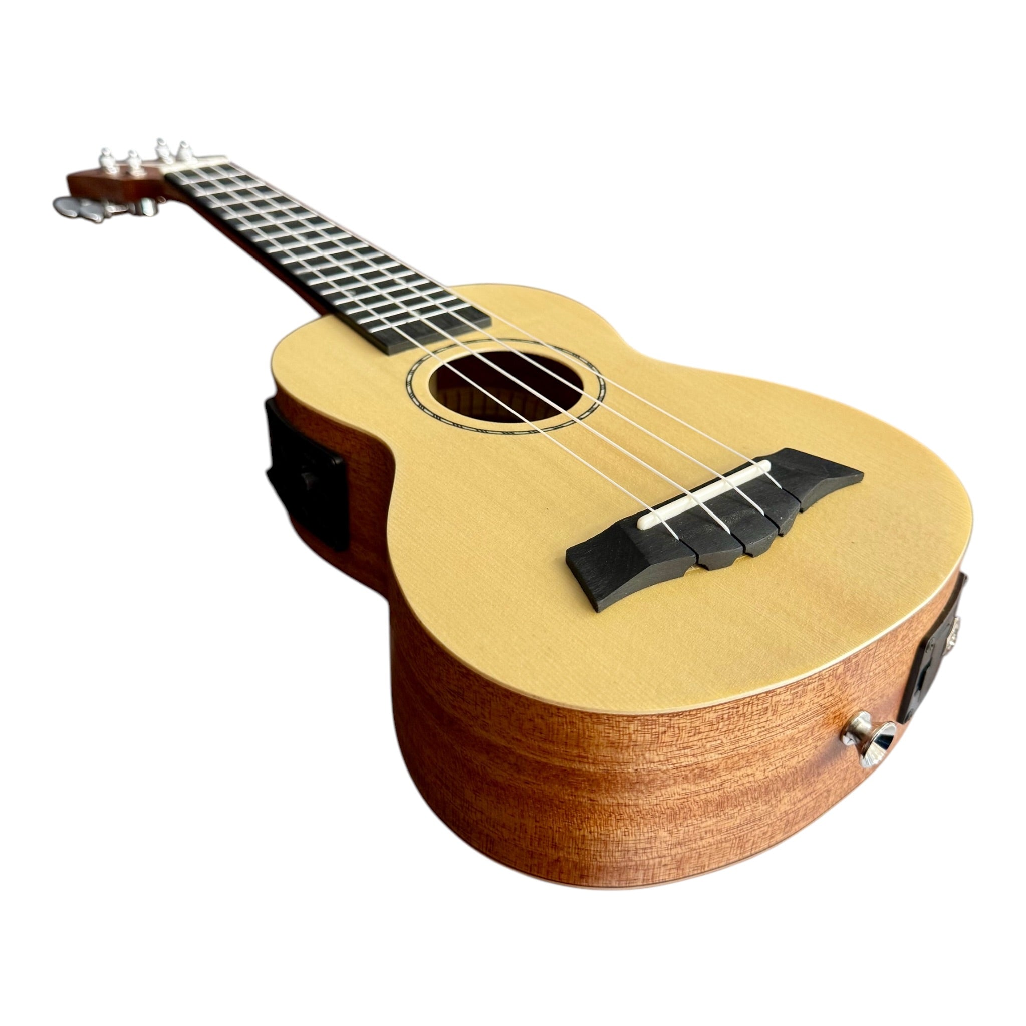 Haze UK120 "Vista" Soprano Acoustic-Electric 21" Ukulele in Natural Matte - UK12021EQ