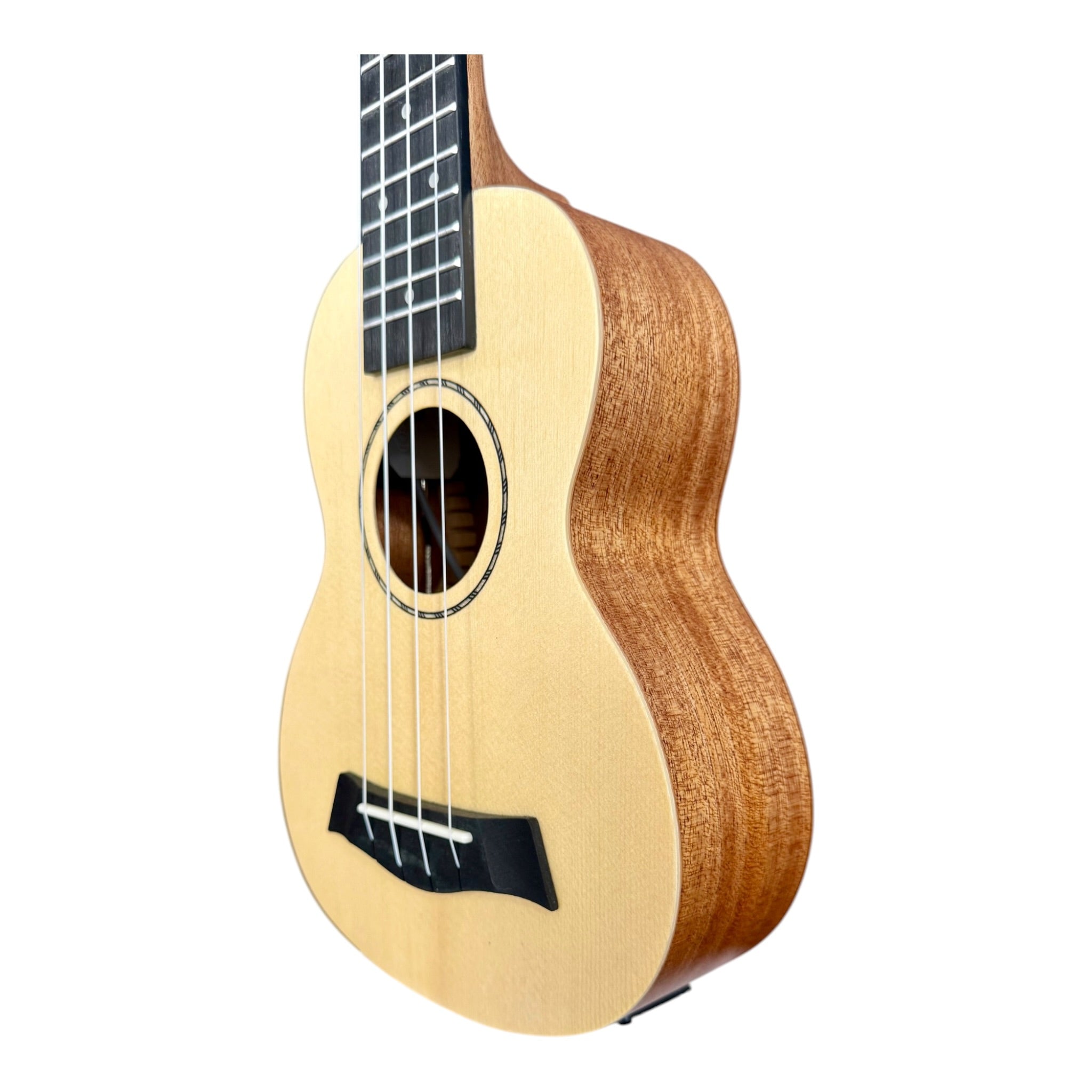 Haze UK120 "Vista" Soprano Acoustic-Electric 21" Ukulele in Natural Matte - UK12021EQ