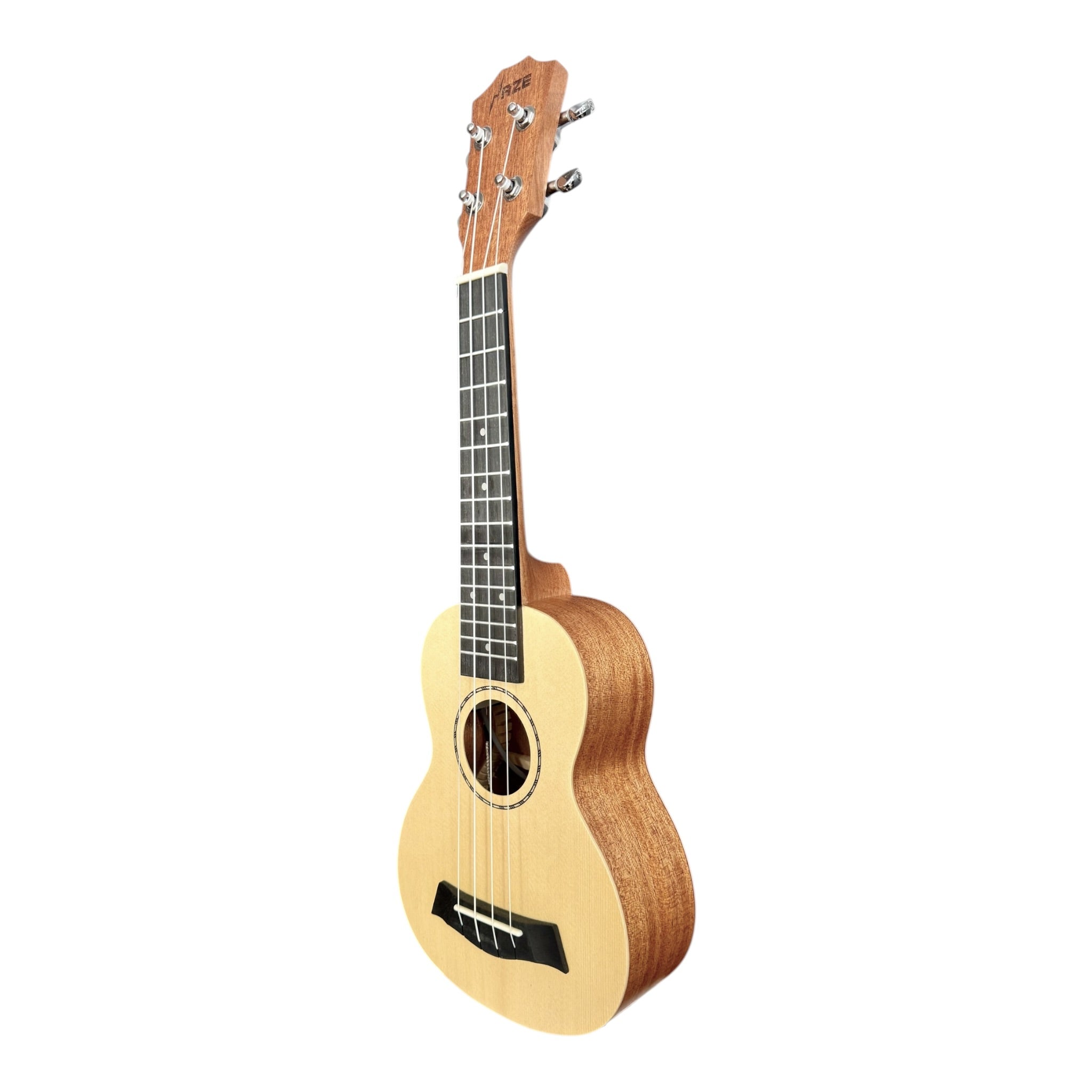 Haze UK120 "Vista" Soprano Acoustic-Electric 21" Ukulele in Natural Matte - UK12021EQ