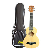 Haze UK120 "Vista" Soprano Acoustic-Electric 21" Ukulele in Natural Matte - UK12021EQ