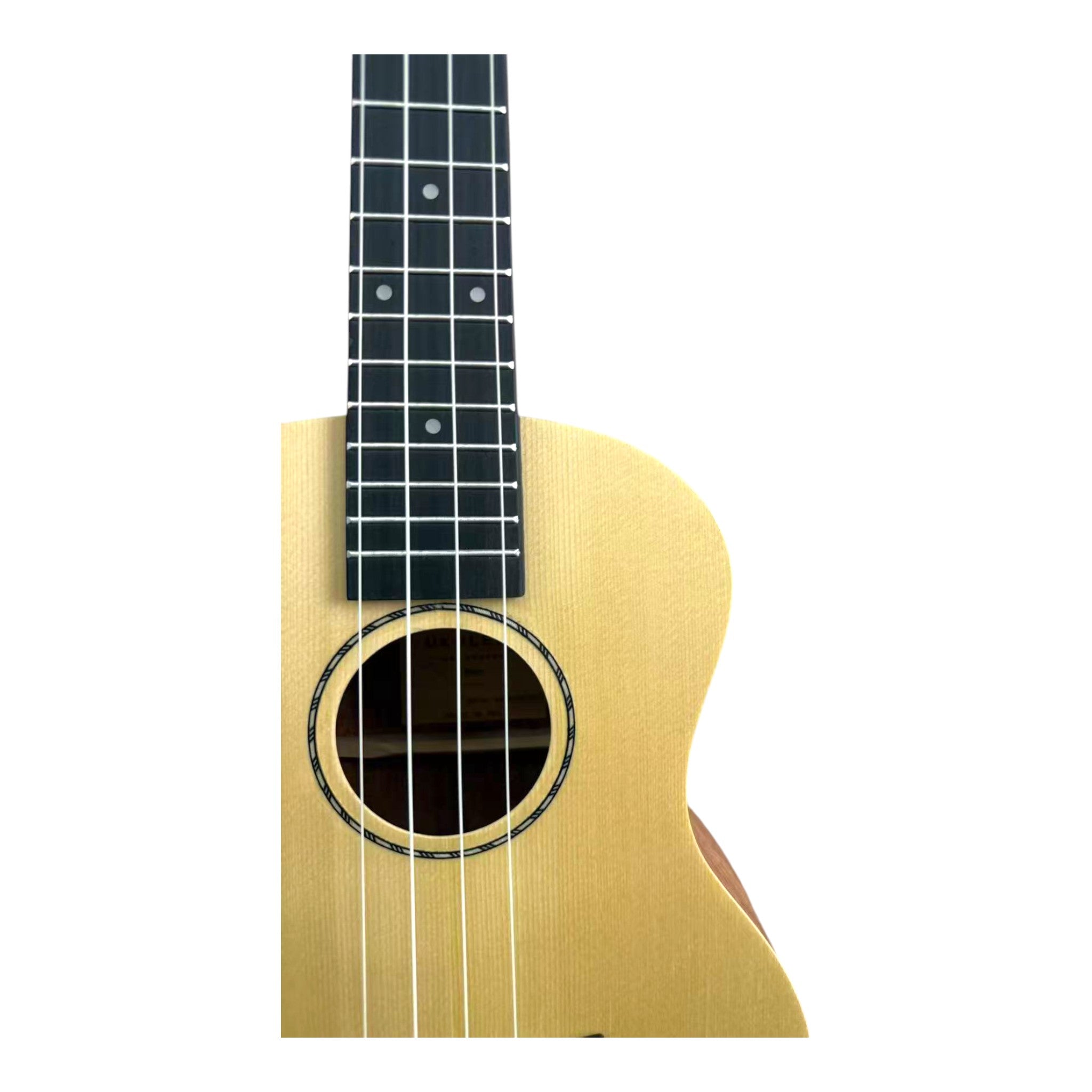 (PREORDER: ETA MID-MARCH 2026) Haze UK120 Spruce Top Acoustic-Electric 21" Soprano Ukulele in Natural Matte - UK12021EQ
