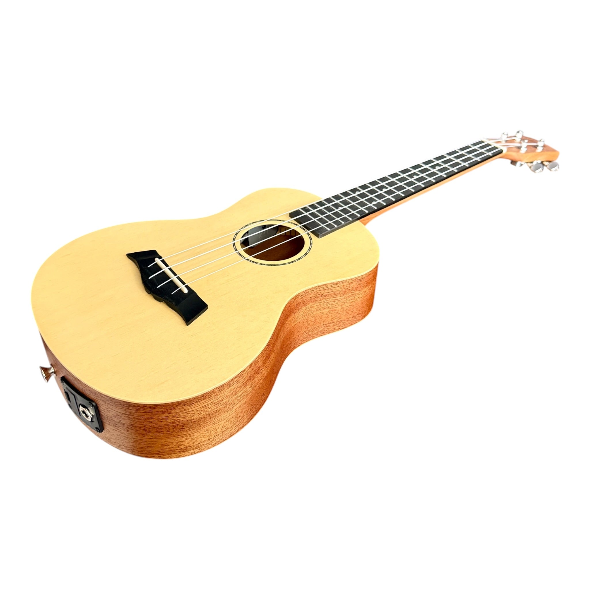 Haze UK120 Spruce Top Acoustic-Electric 26" Tenor Ukulele in Natural Matte - UK12026EQ