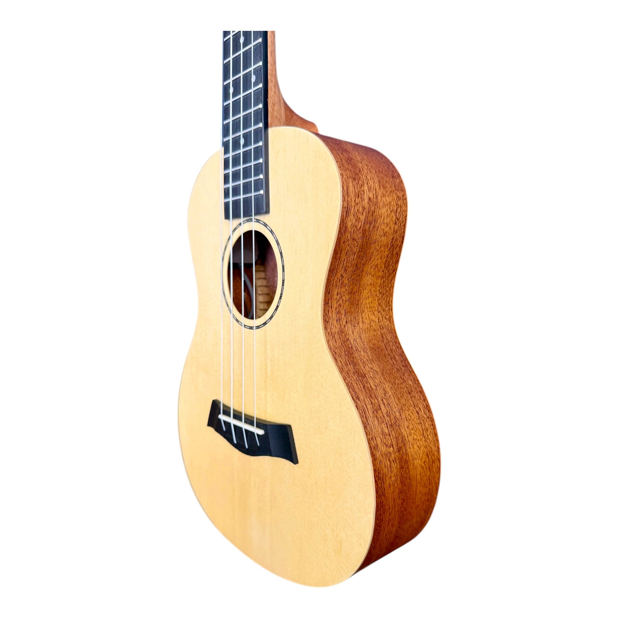 Haze UK120 Spruce Top Acoustic-Electric 26" Tenor Ukulele in Natural Matte - UK12026EQ