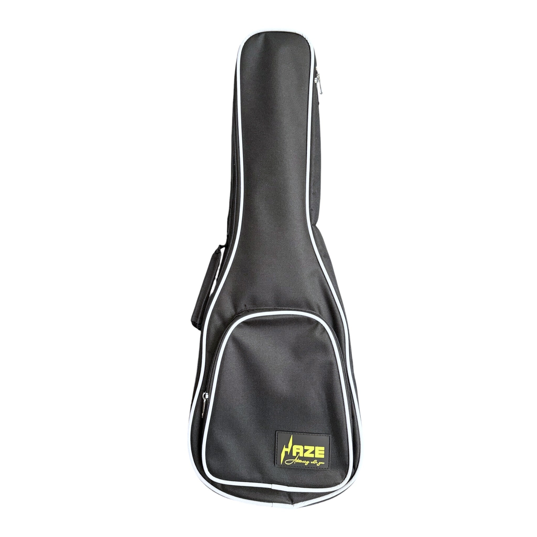 Haze UK450 Solid Spruce Top Acoustic-Electric 23" Concert Ukulele with Bevelled Armrest - UK45023EQ
