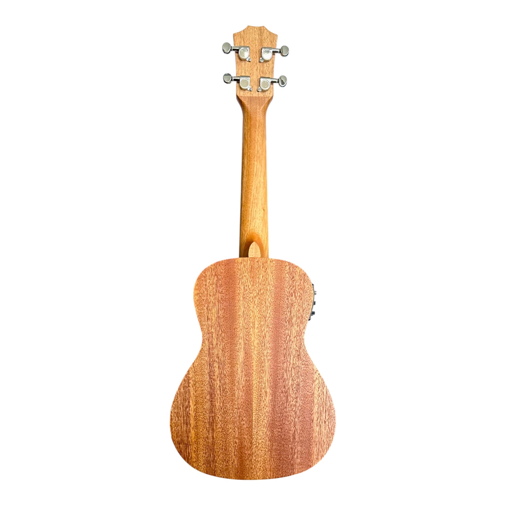 Haze UK450 Solid Spruce Top Acoustic-Electric 23" Concert Ukulele with Bevelled Armrest - UK45023EQ