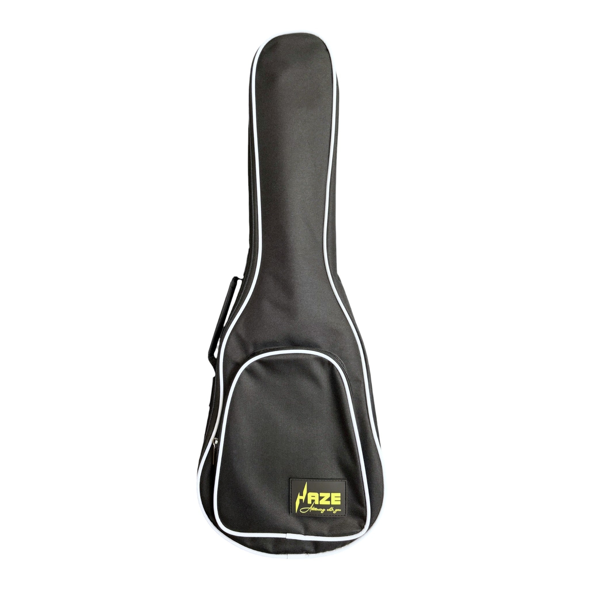 Haze UK450 Solid Spruce Top Acoustic-Electric 26" Tenor Ukulele with Bevelled Armrest - UK45026EQ