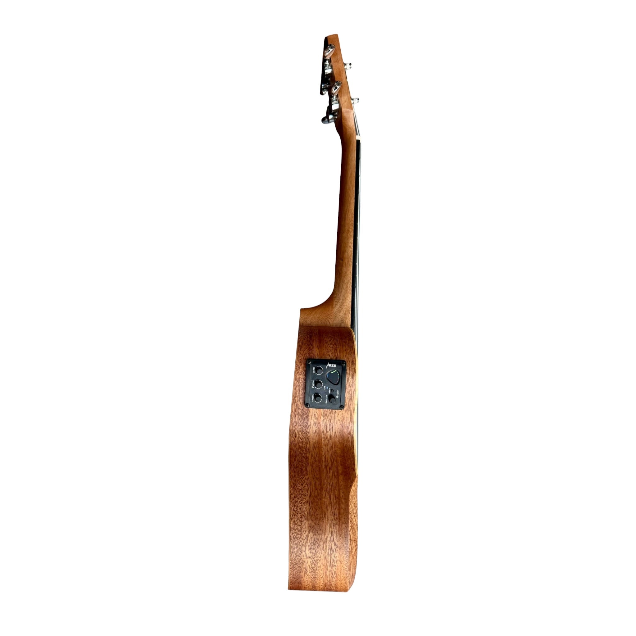 Haze UK450 Solid Spruce Top Acoustic-Electric 26" Tenor Ukulele with Bevelled Armrest - UK45026EQ