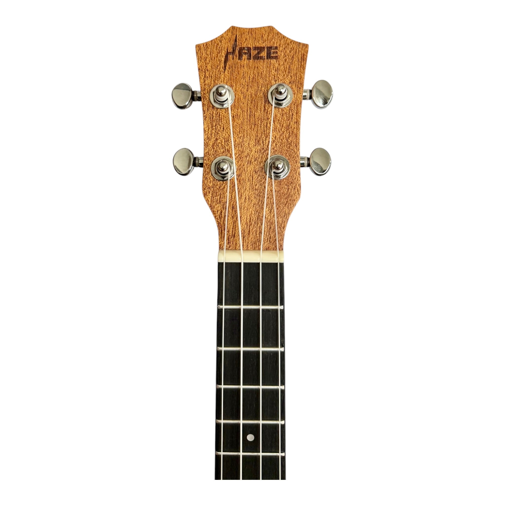 Haze UK450 Solid Spruce Top Acoustic-Electric 26" Tenor Ukulele with Bevelled Armrest - UK45026EQ