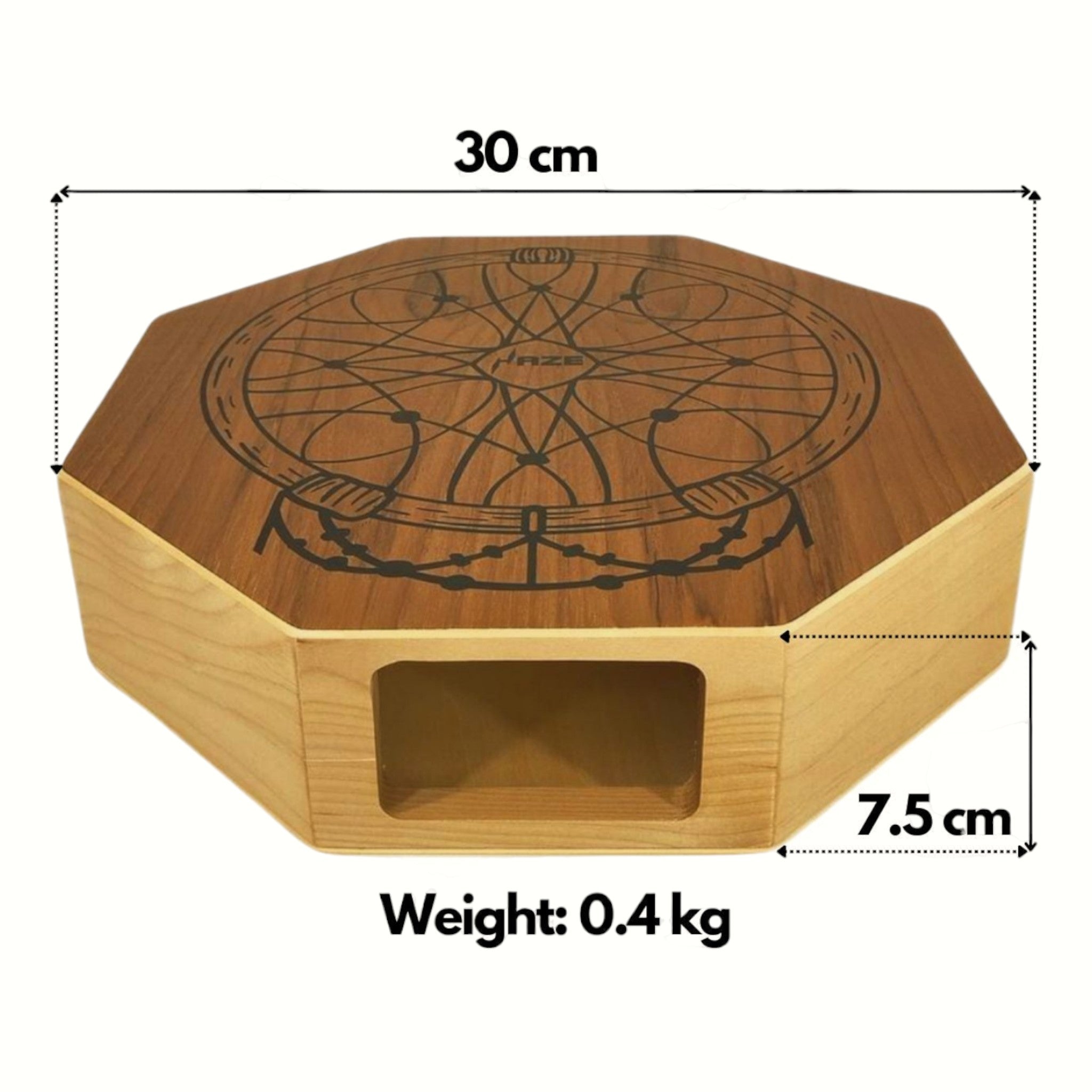 Haze Birch Travel Cajon – Natural W01