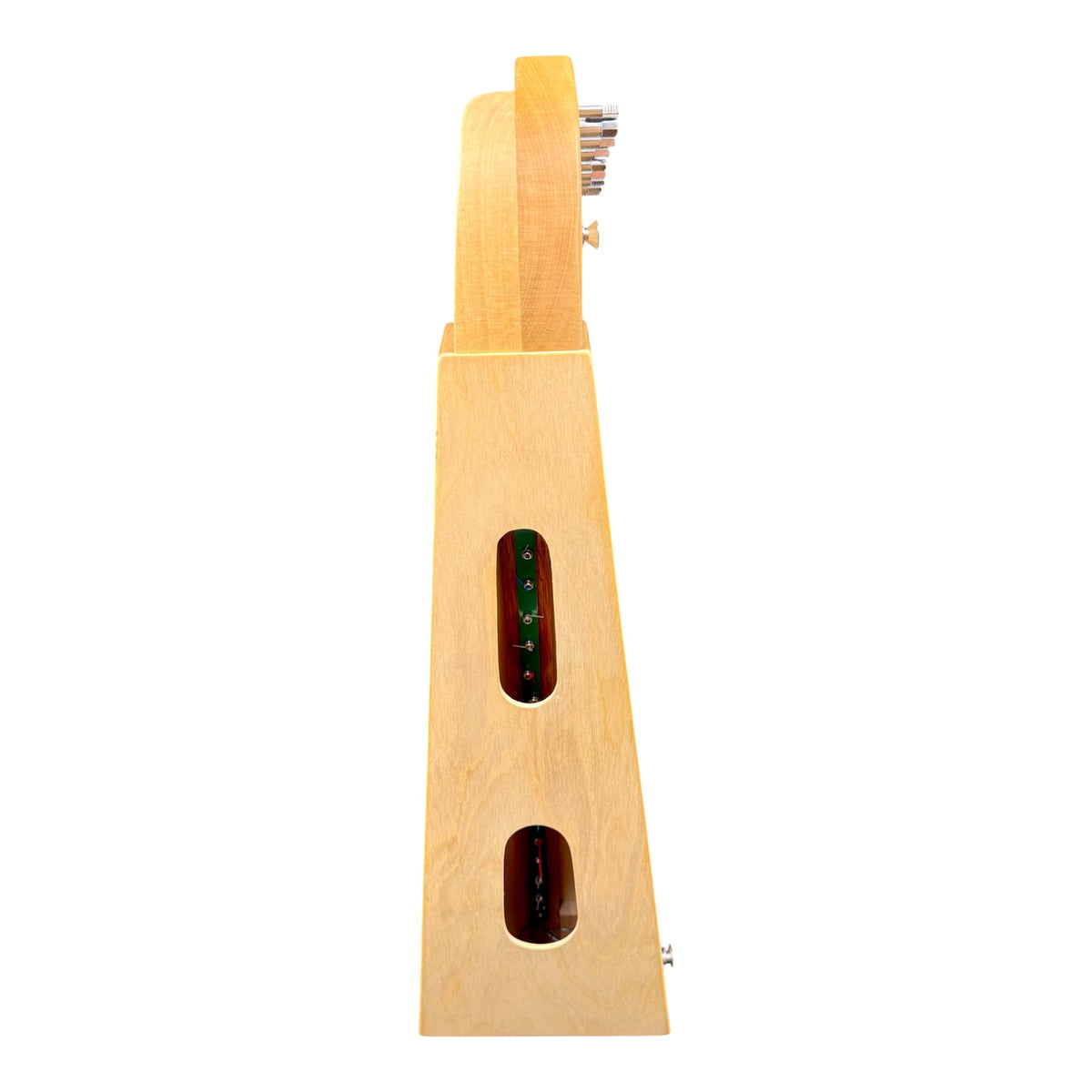 Haze WH19MSEQ 19-String Acoustic-Electric Lap Harp - Natural Maple Harp with Sitka Spruce Soundboard