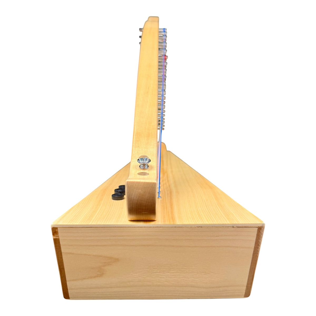 Haze WH19MSEQ 19-String Acoustic-Electric Lap Harp - Natural Maple Harp with Sitka Spruce Soundboard